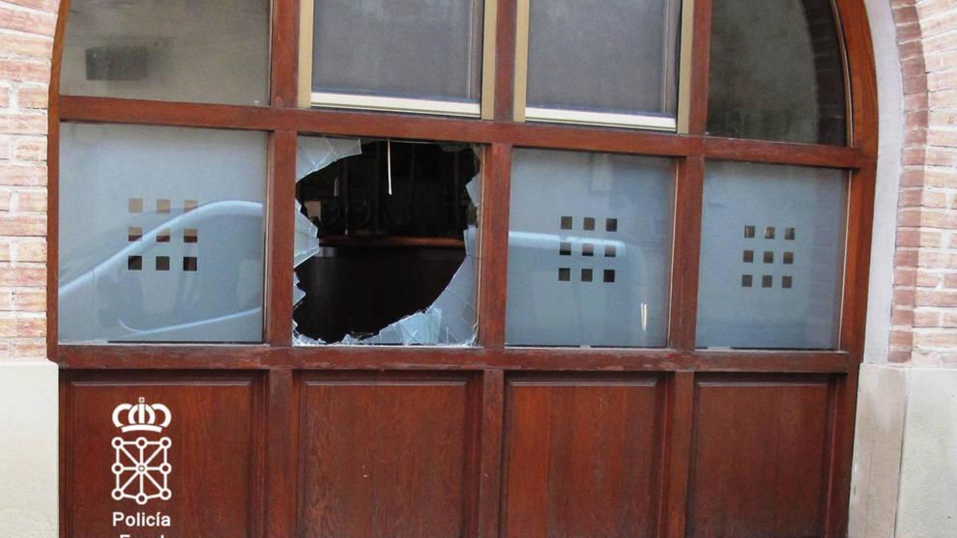Detenido gracias a un testigo por entrar por la fuerza en un bar de Tafalla y robar 500 €