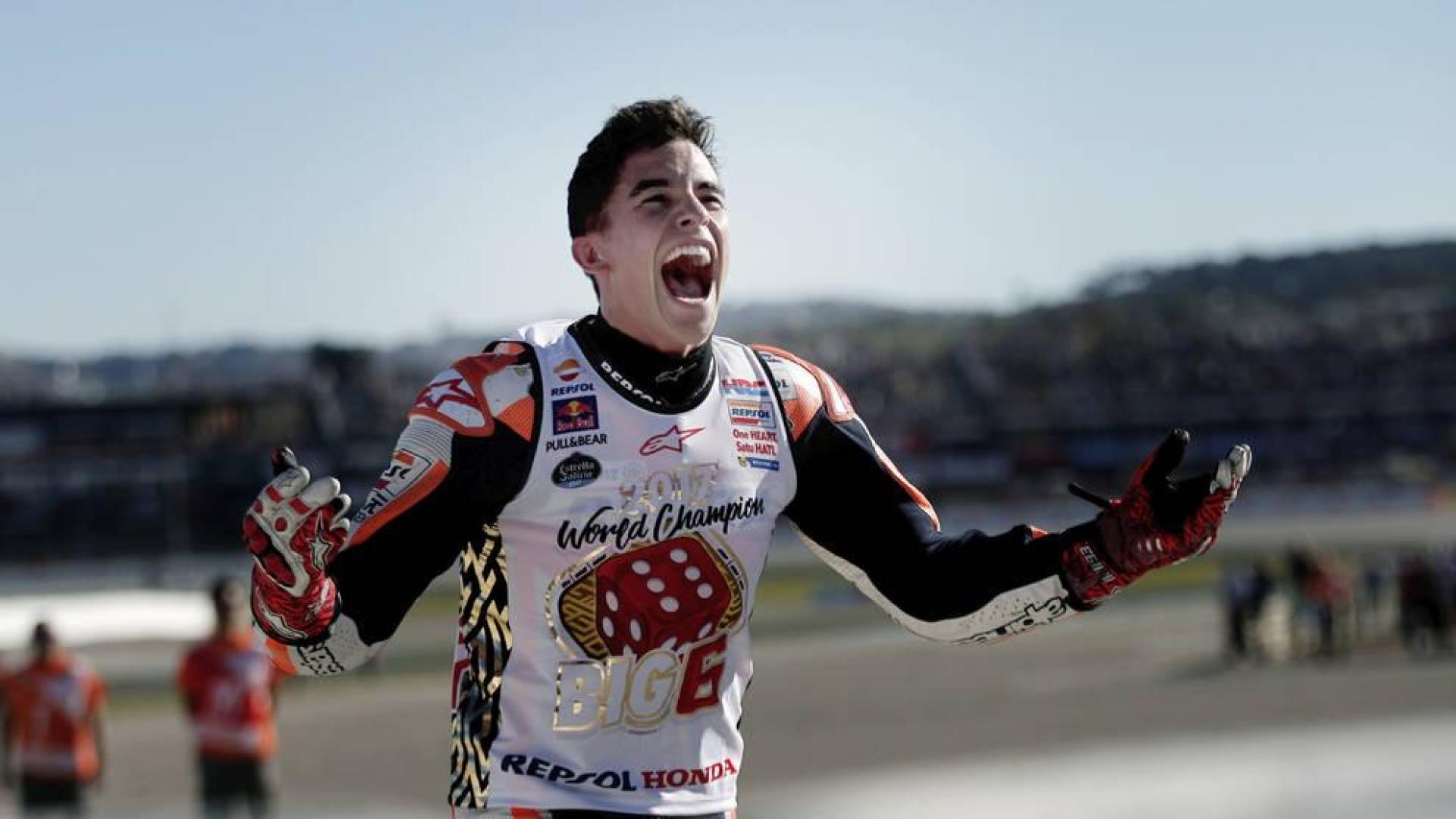 Marc Márquez, campeón del mundo de MotoGP