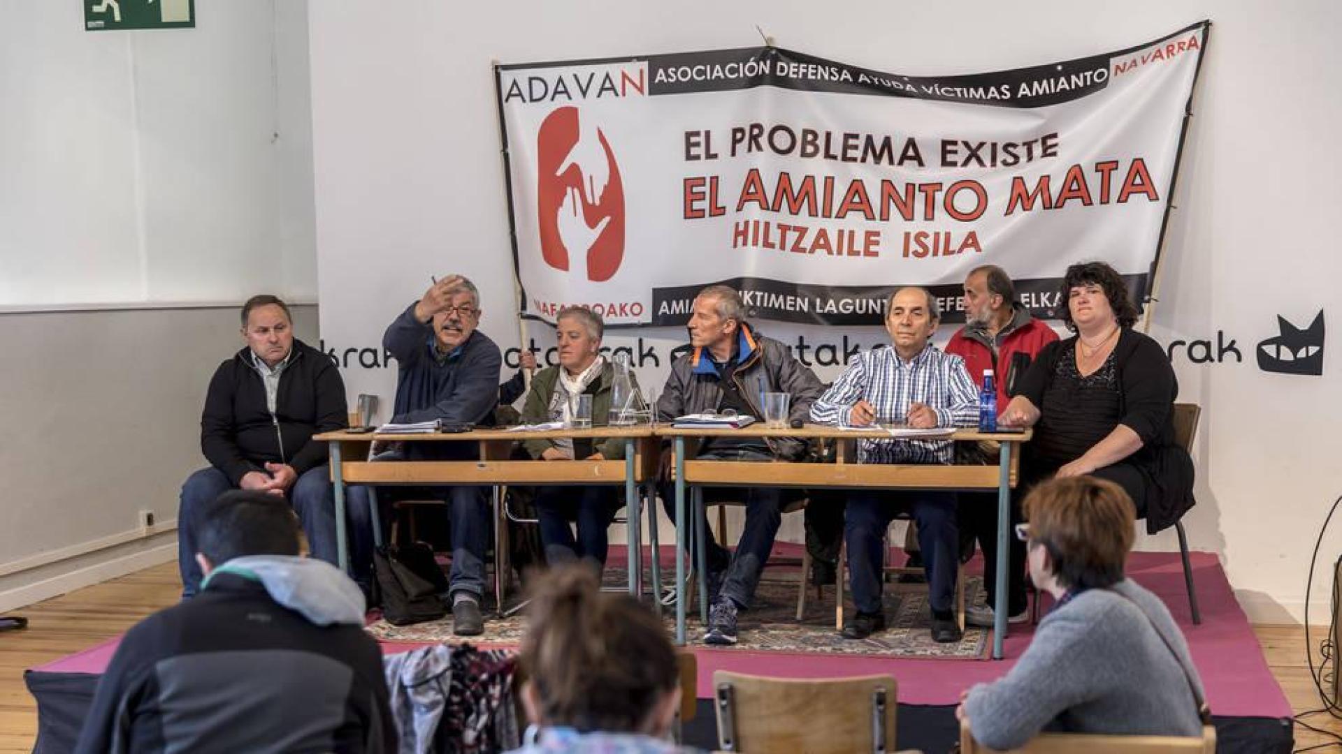 Nace la Asociación Navarra de Víctimas del Amianto para asesorar a afectados