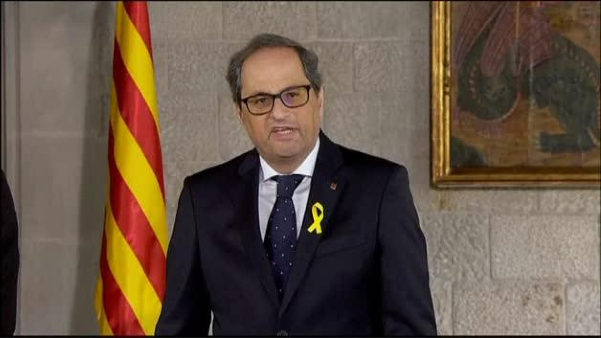 Torra promete cumplir con sus obligaciones "con fidelidad a la voluntad del pueblo de Cataluña"