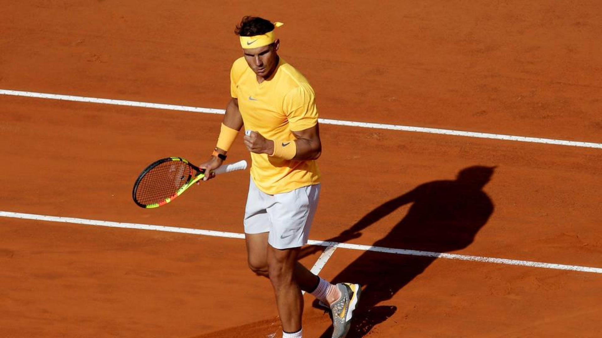 Nadal, imparable, arrolla a Shapovalov 6-4/6-1 y avanza en Roma