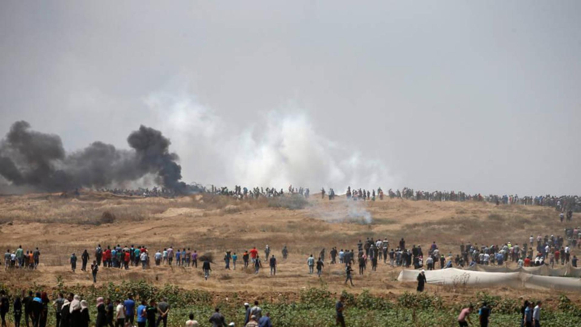 Al menos 28 palestinos heridos por el Ejército israelí en protestas en Gaza