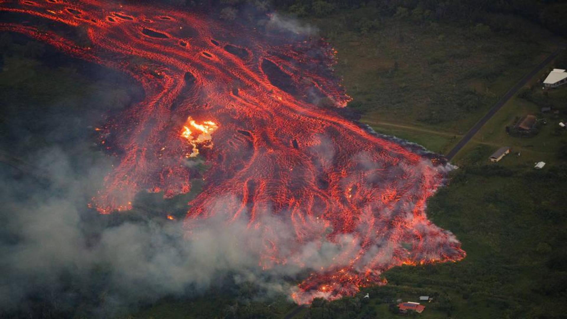 Herido grave por las corrientes de lava en Hawái tras la erupción del volcán Kilauea