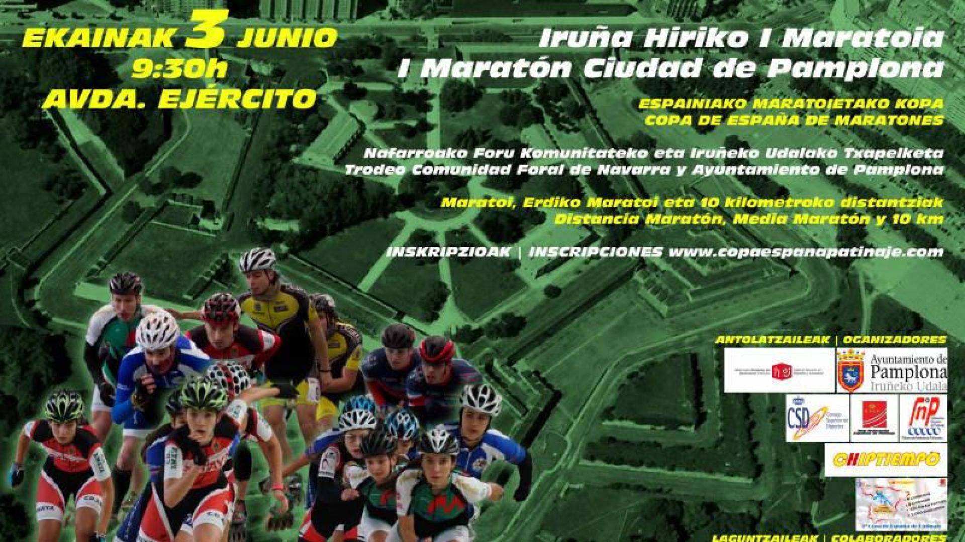 Pamplona acogerá el 3 de junio un maratón de patinaje dentro de la Copa España