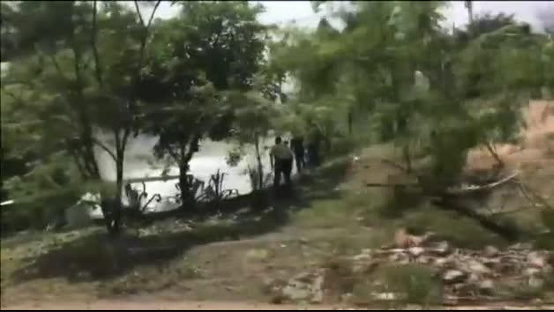 Un avión queda partido en dos tras estrellarse en Honduras