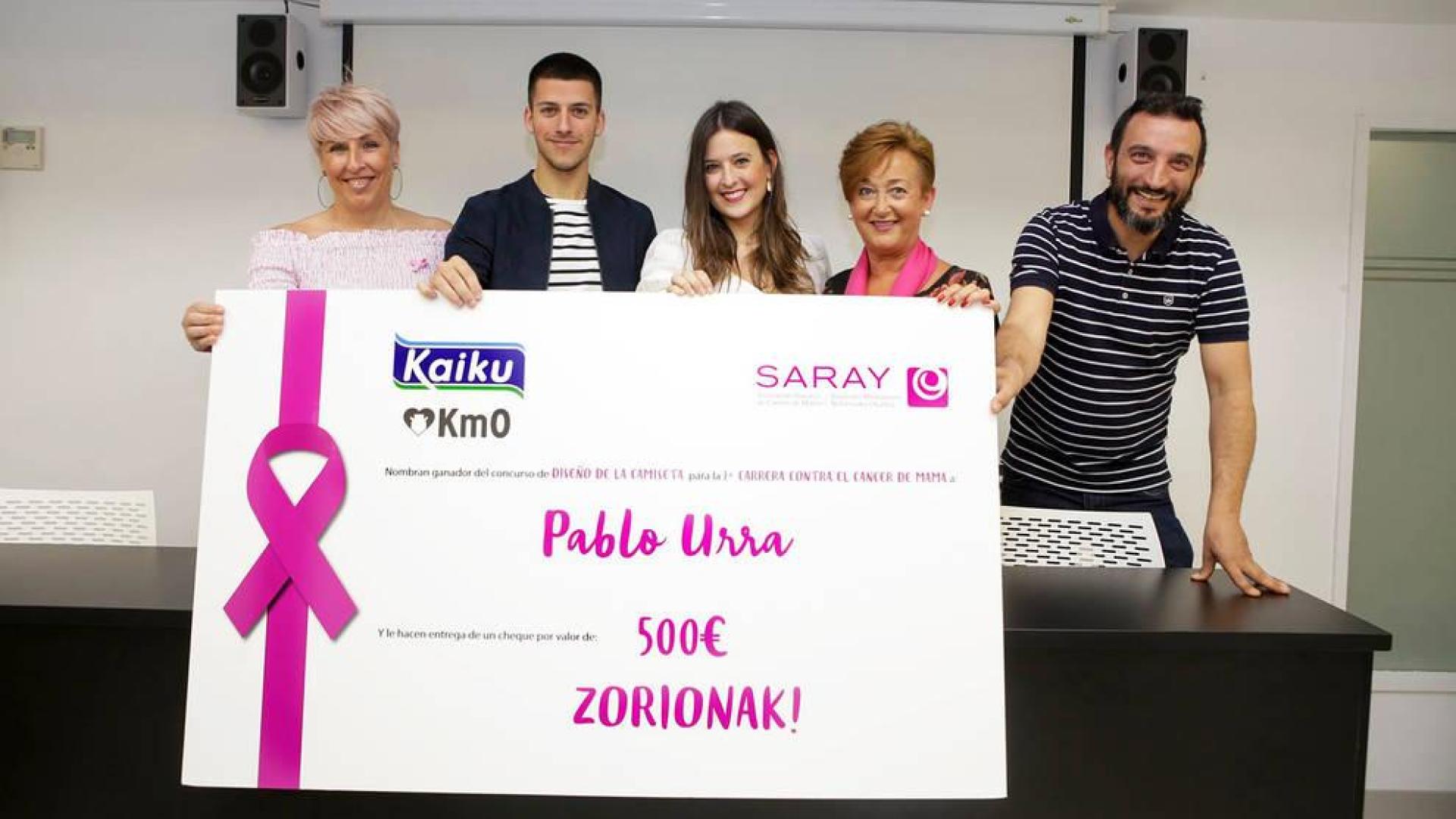 El diseño de un estellés será la camiseta de la carrera contra el cáncer de mama