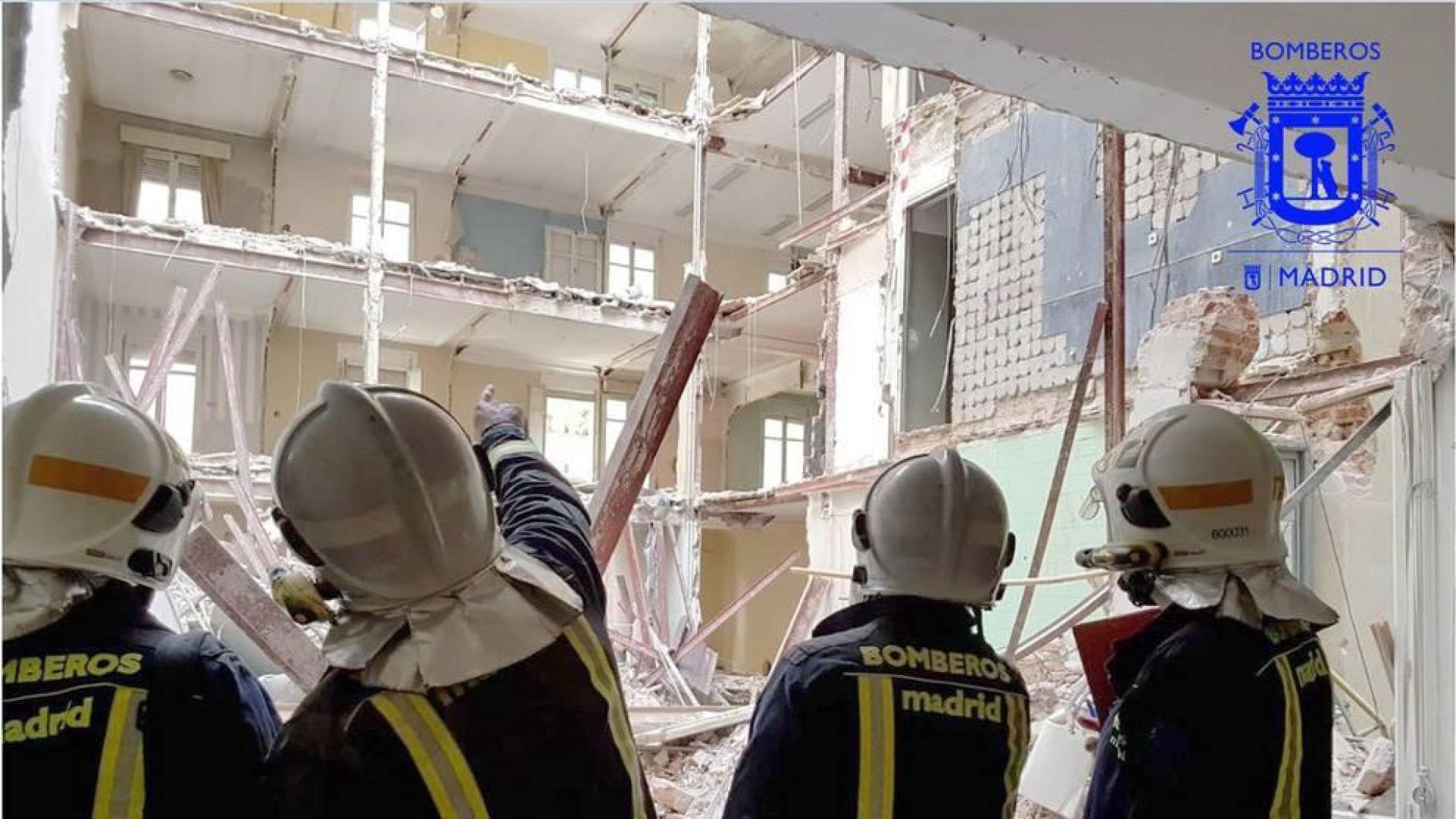 Aparece muerto uno de los dos desaparecidos en el derrumbe de Madrid