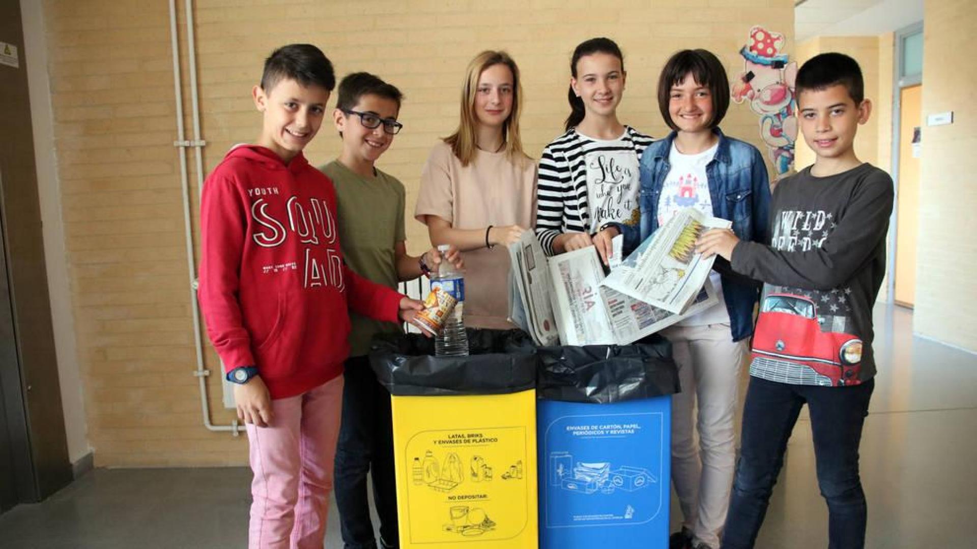 El colegio de Milagro gana un concurso sobre reciclaje