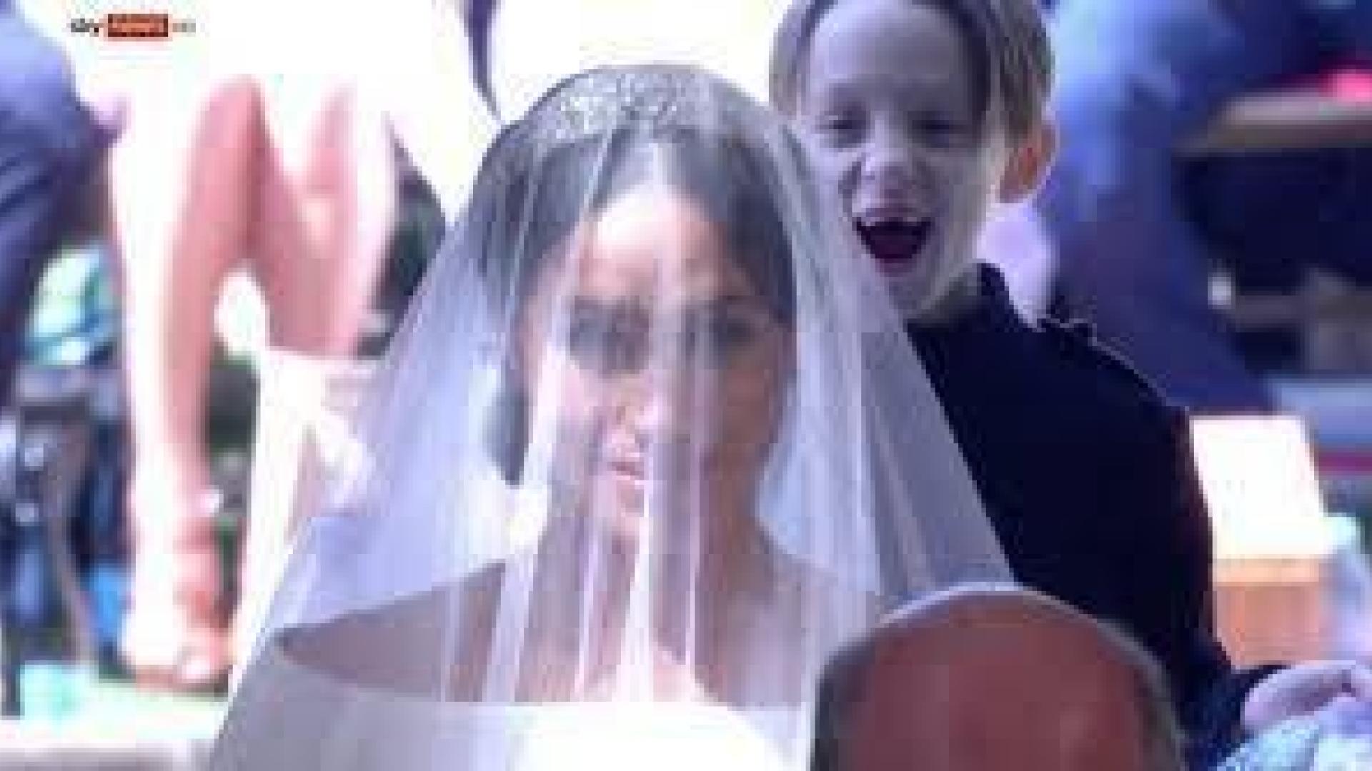 La emoción del paje de Meghan al escuchar por primera vez  una trompeta