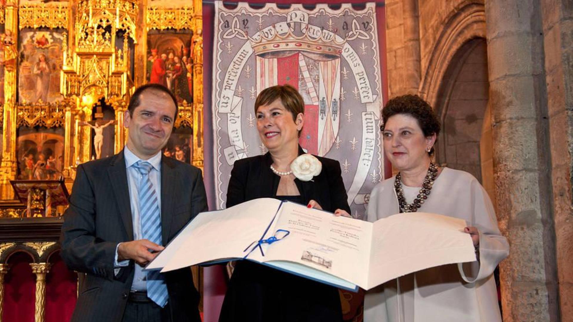 Barkos destaca que la Coral de Cámara ha sido "un altavoz de lujo para los creadores"
