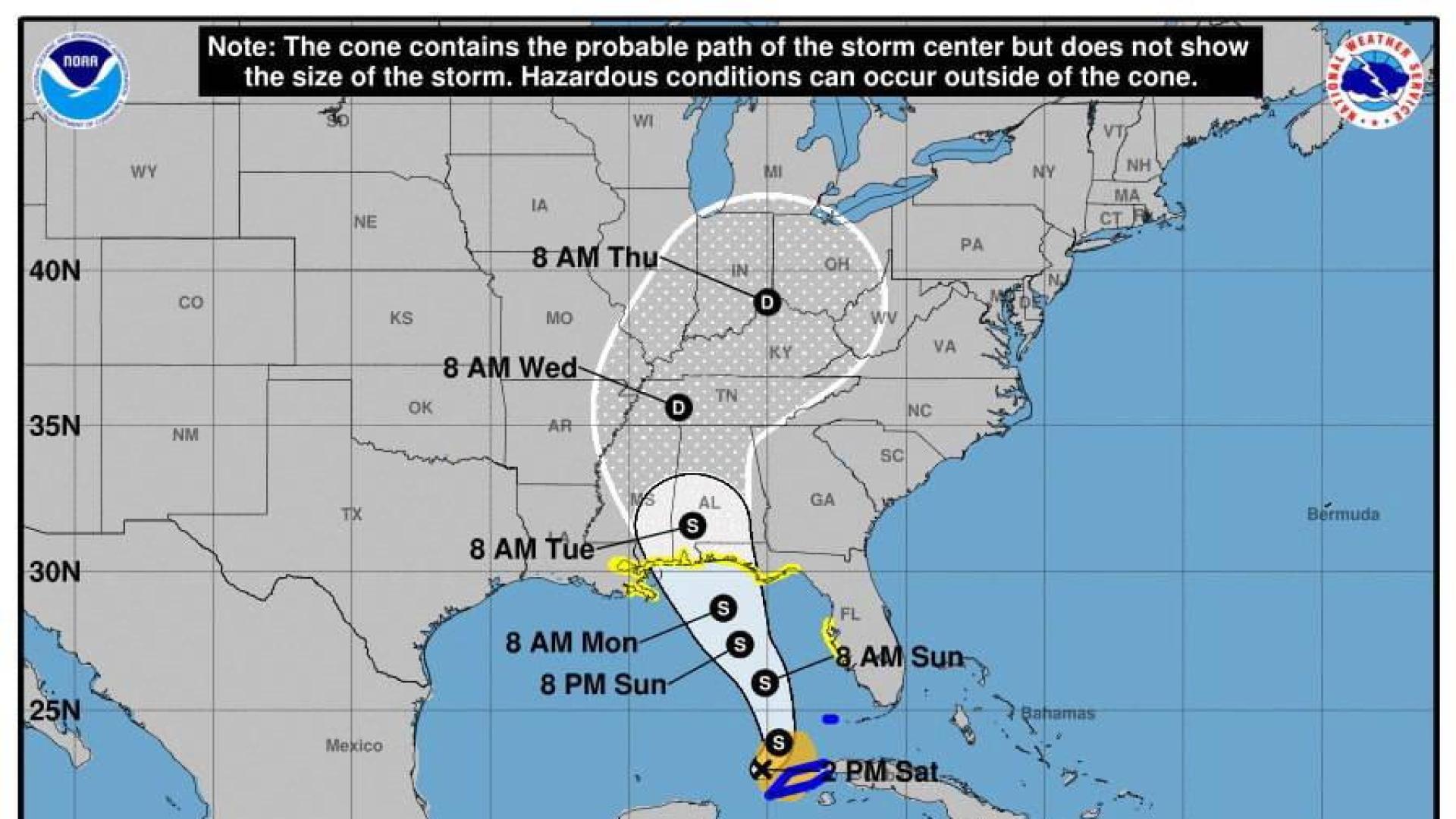 Florida declara el estado de emergencia a medida que se acerca la tormenta 'Alberto'