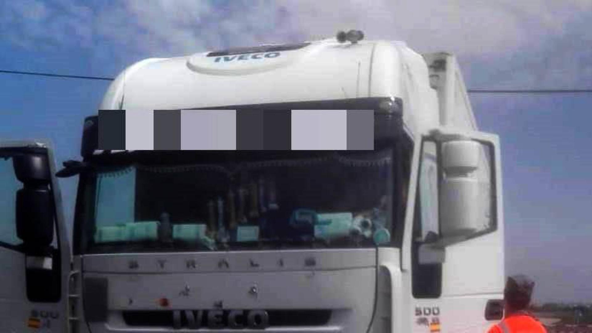 Multado con 9.000 € un camionero en Cinturénigo por manipular el sistema de gases