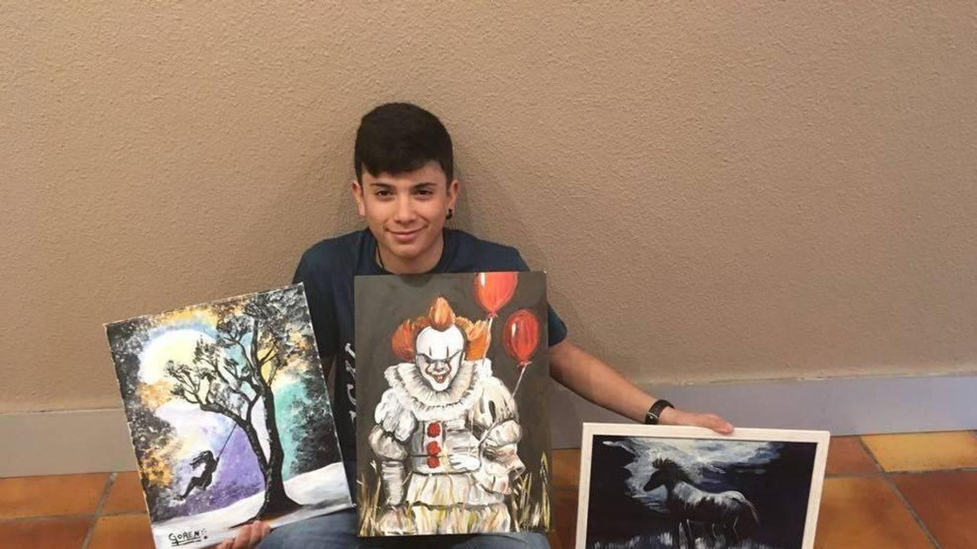 La mirada artística del adolescente Goren Rojas