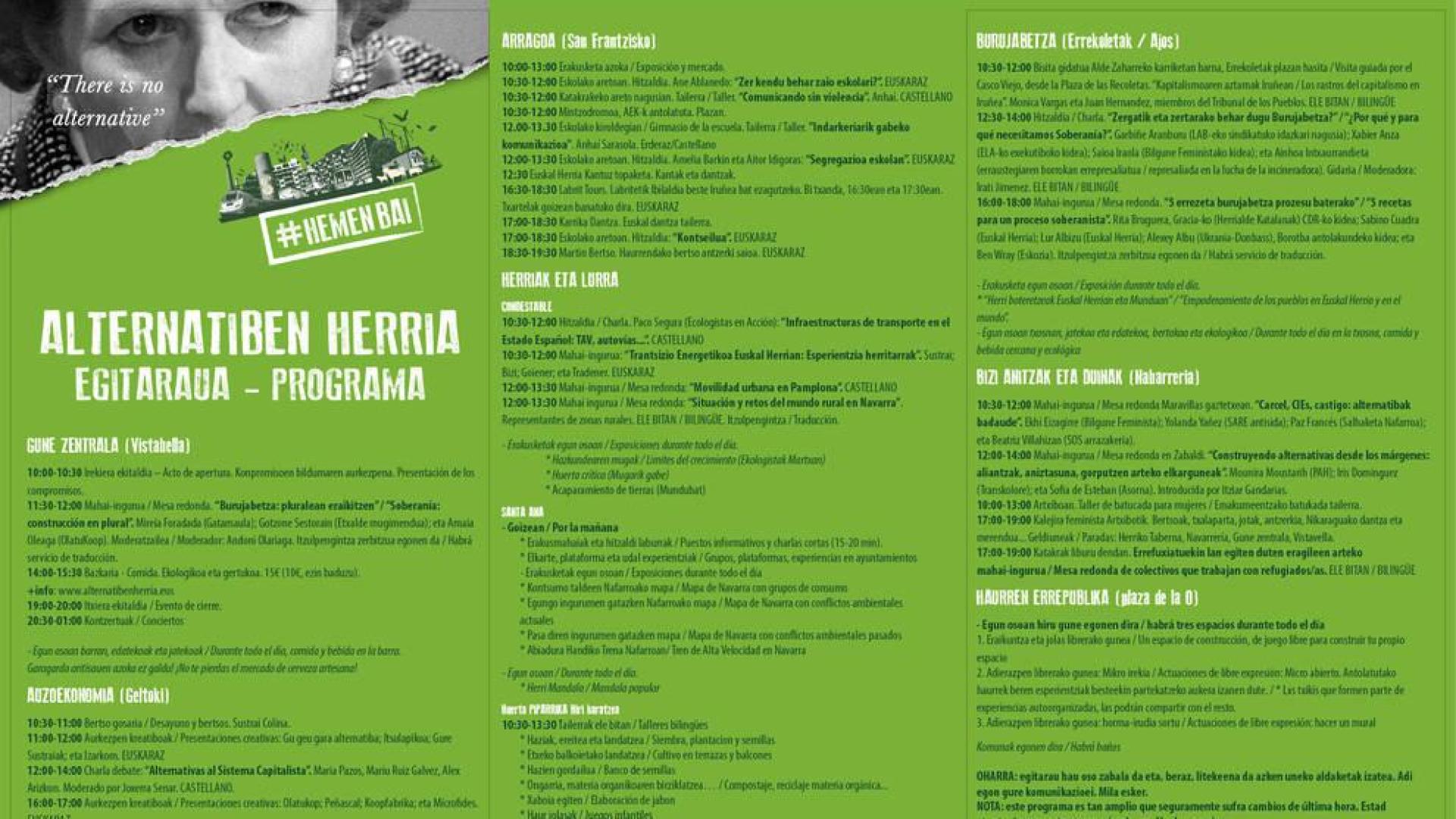 Charlas y talleres para construir un nuevo modelo económico en Pamplona