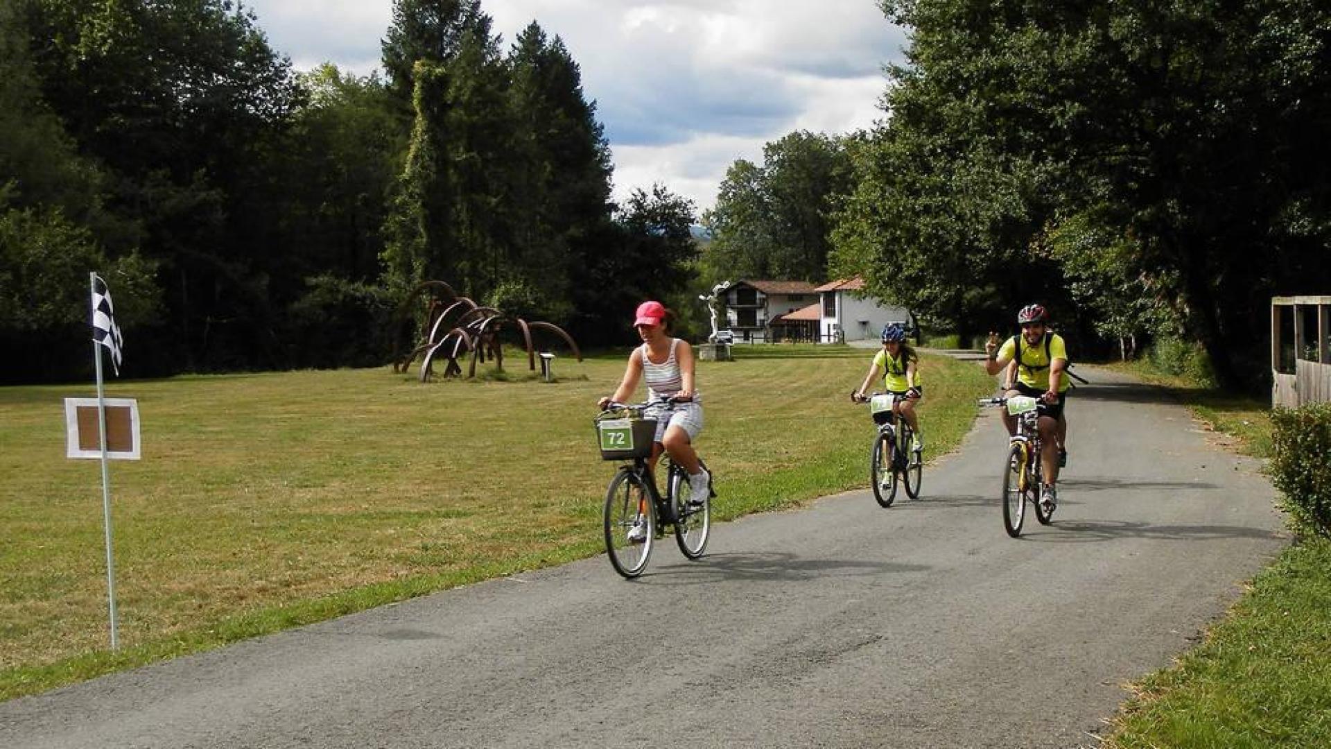 Una ciclista de 46 años resulta herida en Bértiz