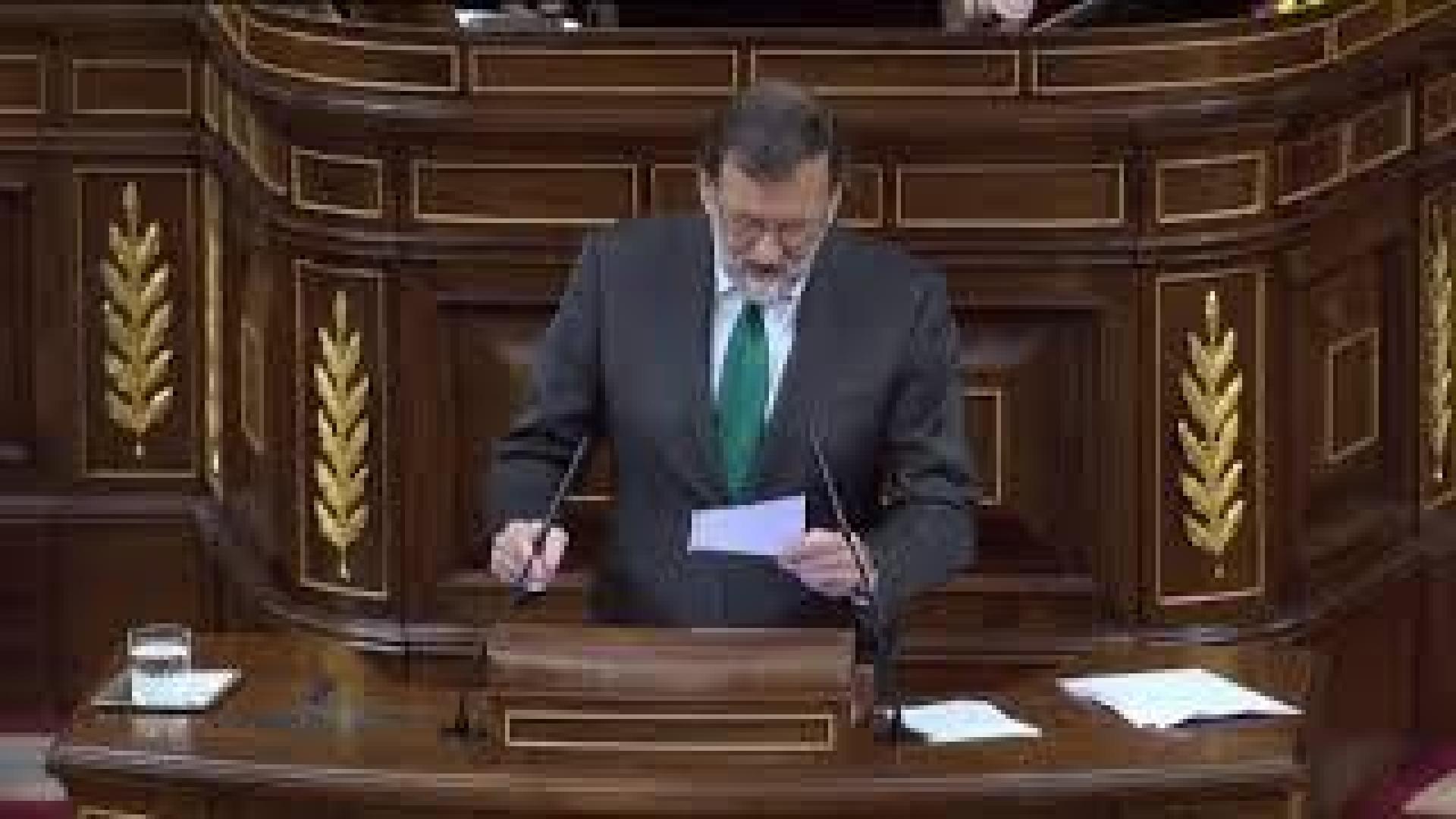Rajoy ironiza con los Presupuestos Generales del Estado por la intención de Sánchez de mantenerlos