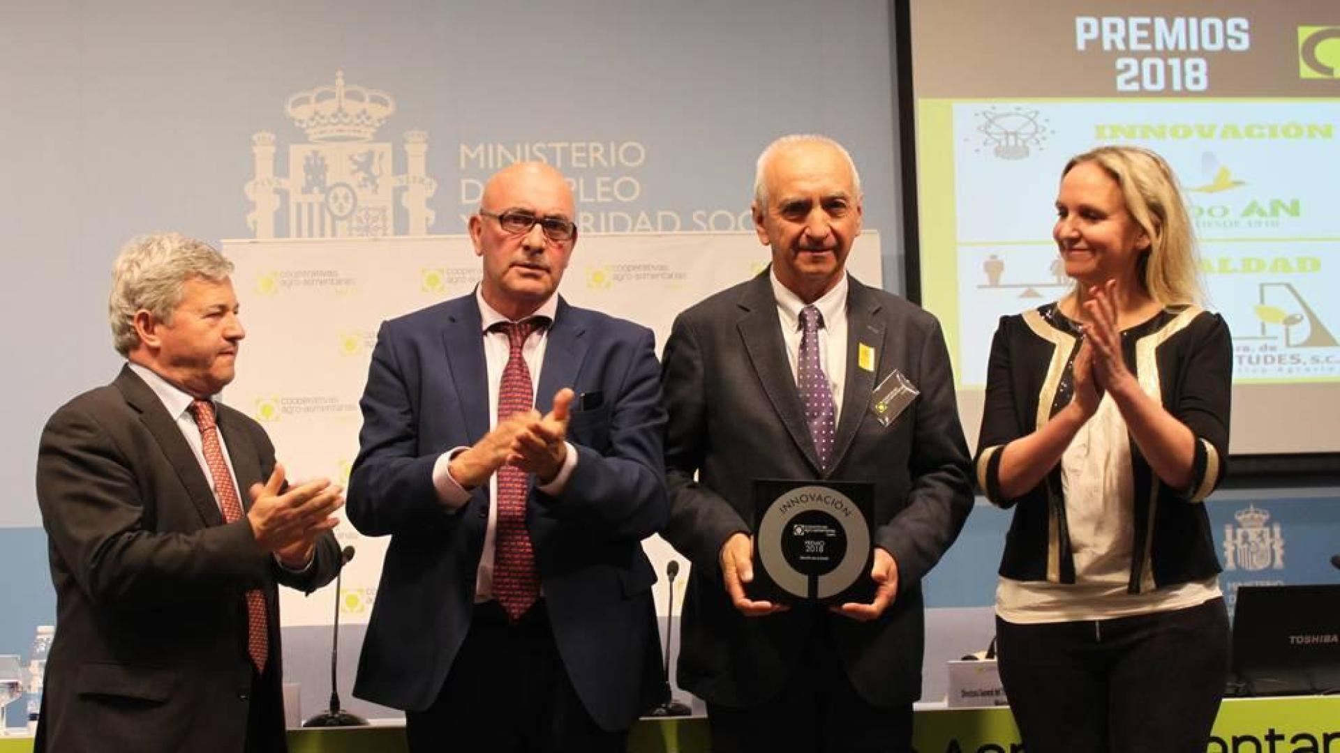 El Grupo AN, premio a la Innovación de Cooperativas Agro-Alimentarias de España