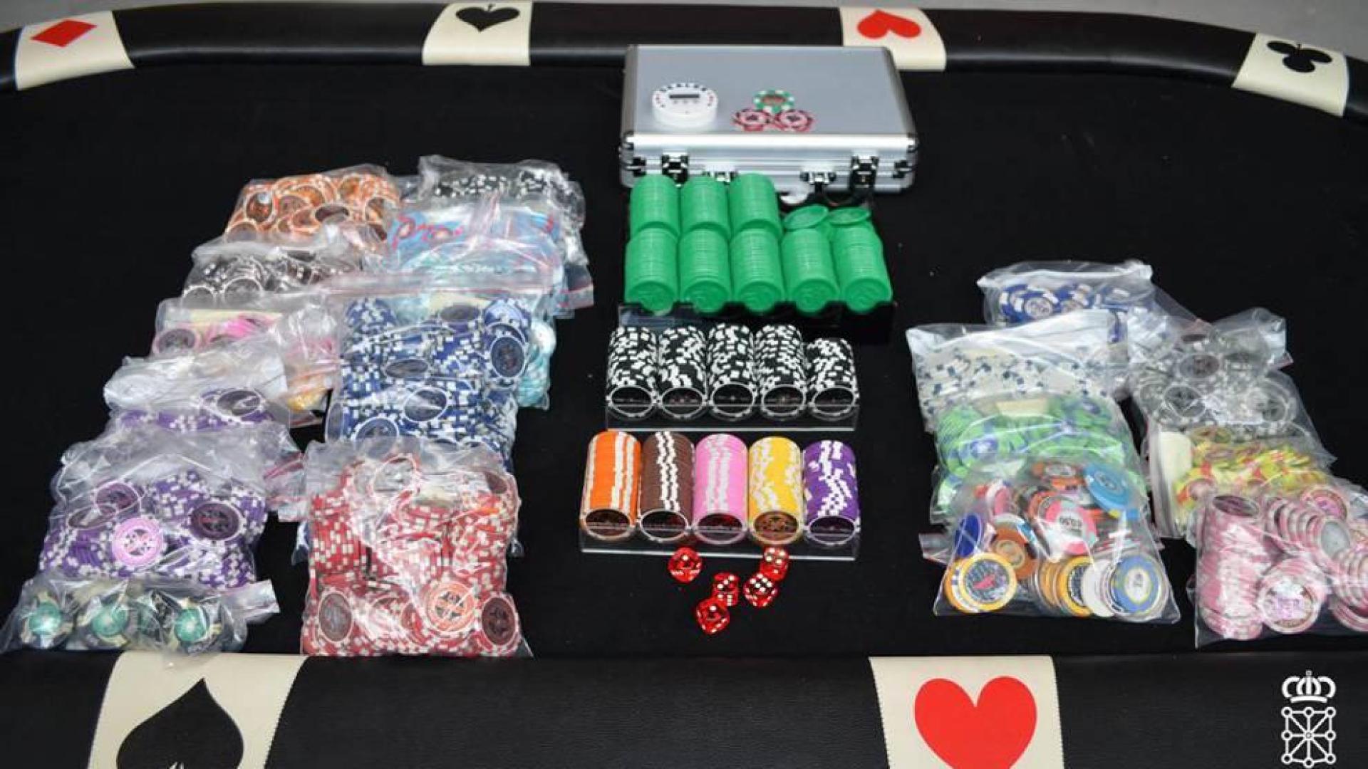 Desarticulada en Ansoáin una organización dedicada al juego ilegal del póker