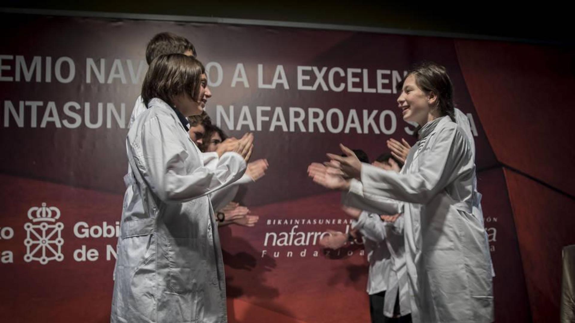 Acto de entrega de los Premios a la Excelencia que otorga la Fundación Navarra para la Excelencia.