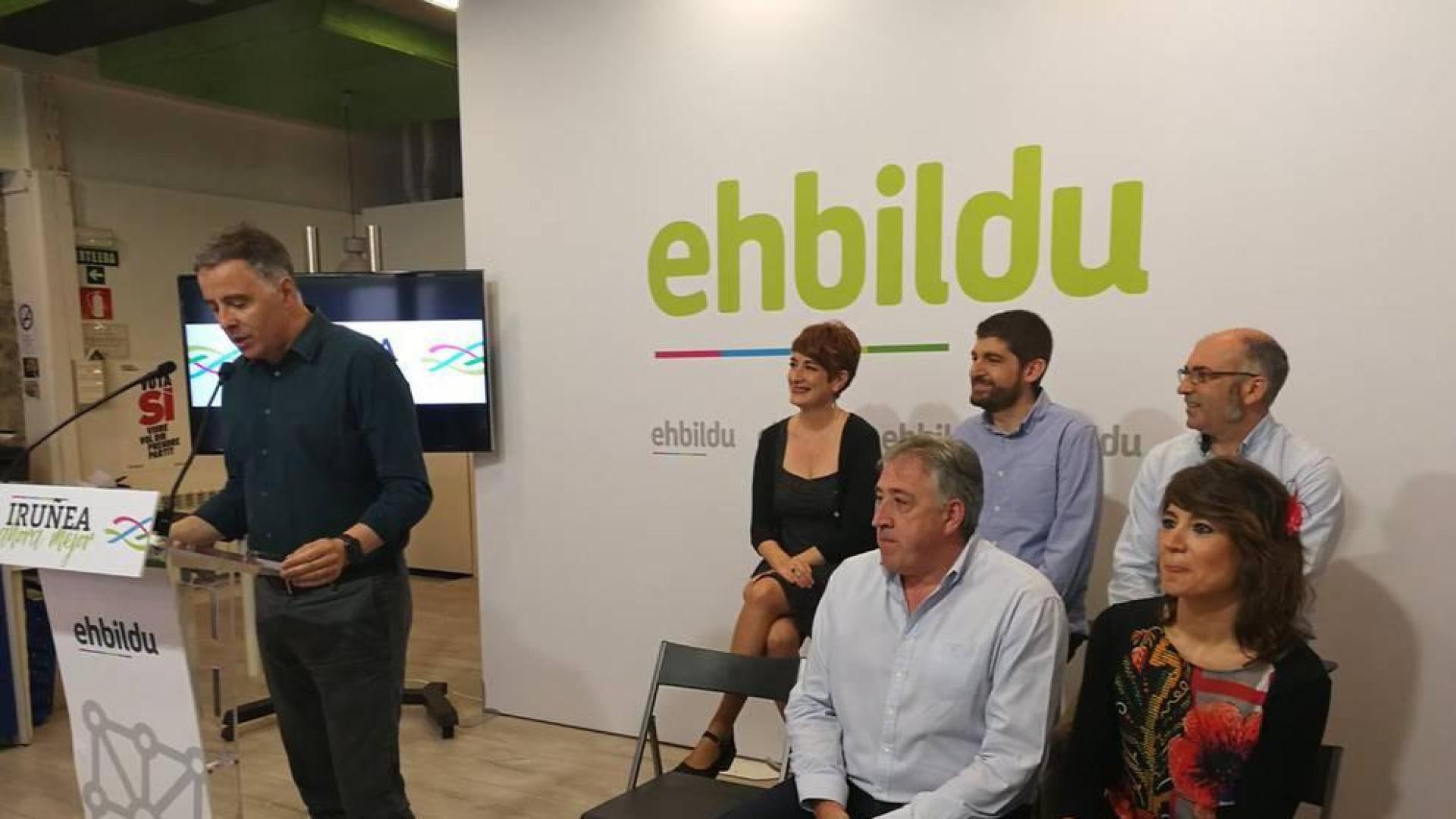 Joseba Asiron repetirá como candidato de EH Bildu a la Alcaldía de Pamplona