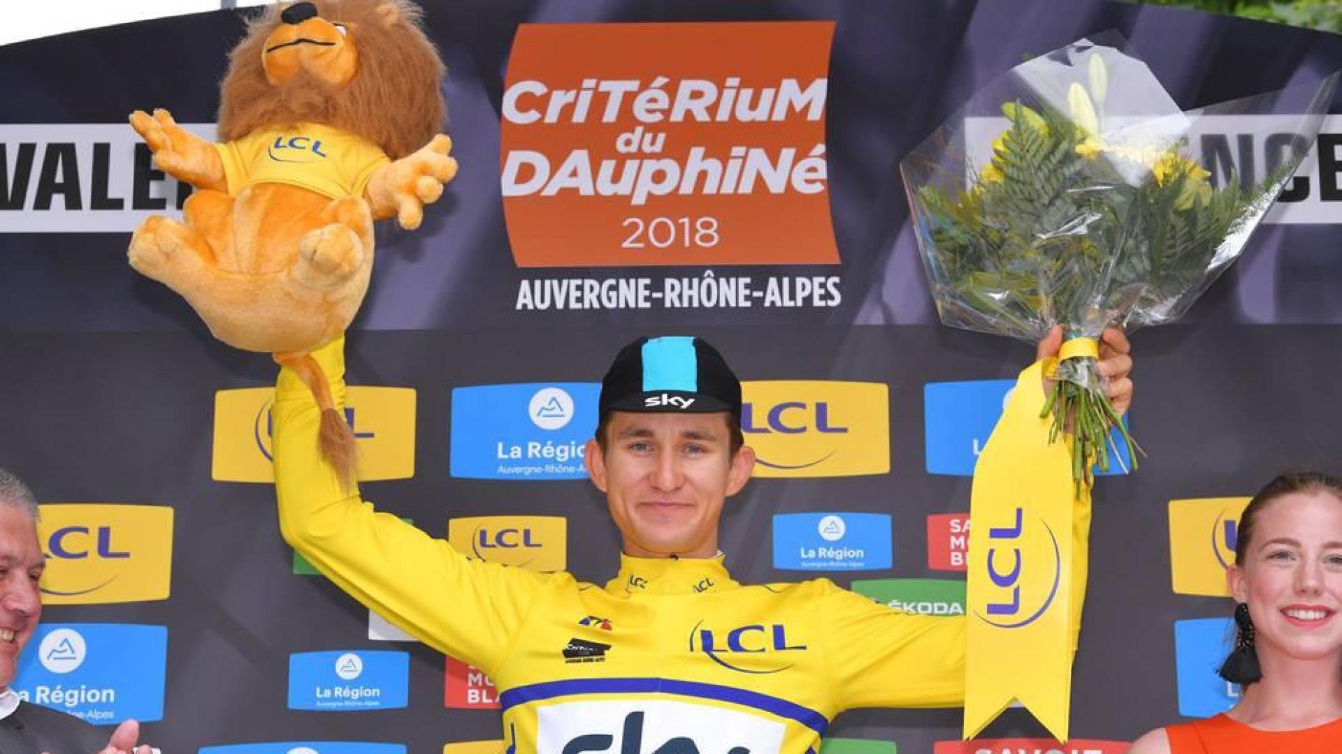 Kwiatkowski, primer líder del Dauphine tras ganar el prólogo
