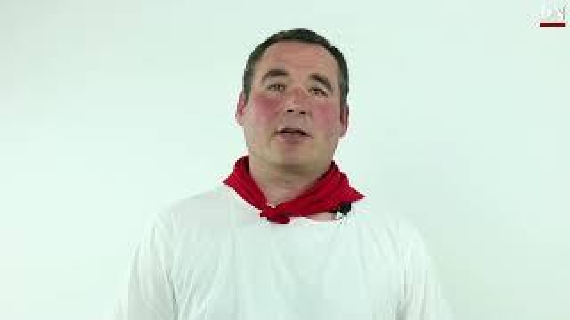 Ignacio Aldaz, carpintero y colocador del vallado del encierro de San Fermín
