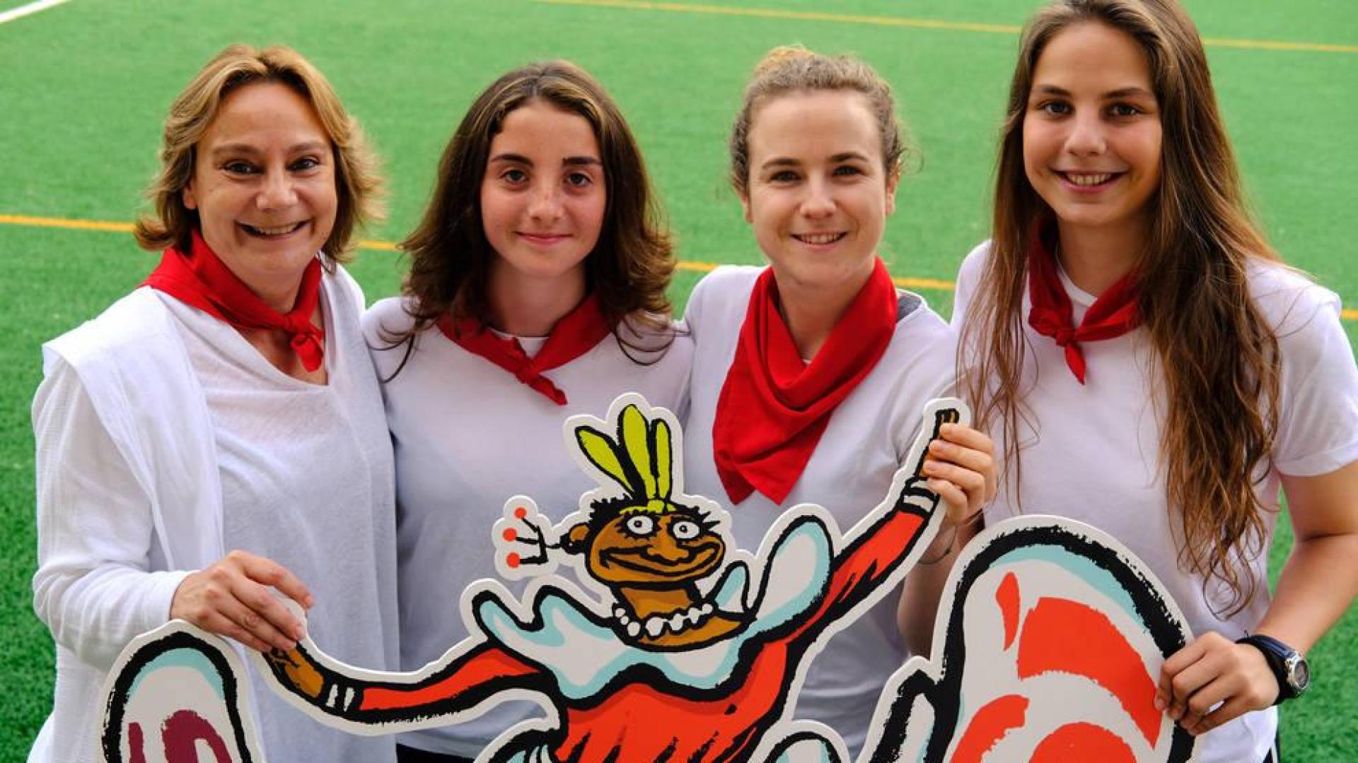 Mulier FCN grita ¡'San Fermín SÍ, San Fermin BAI!'