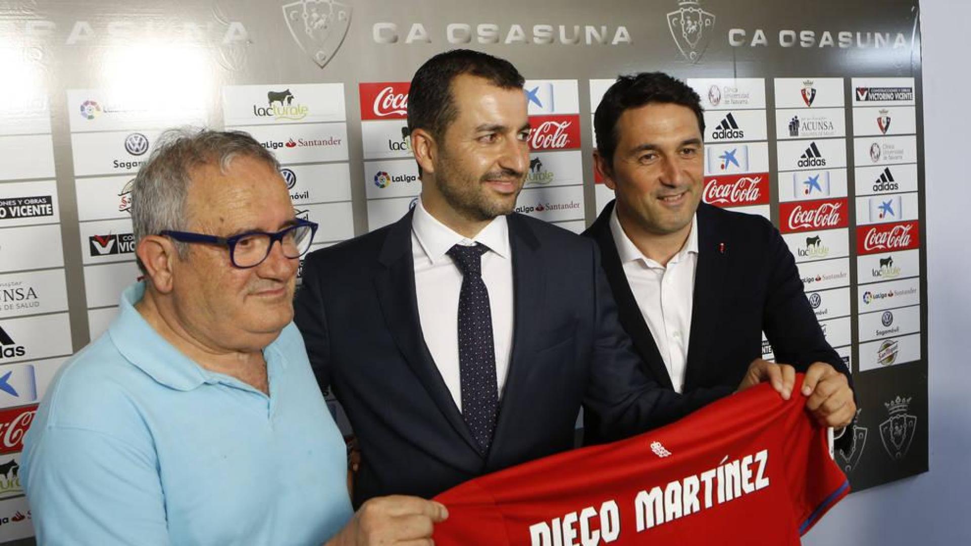 Diego Martínez deja de ser entrenador de Osasuna