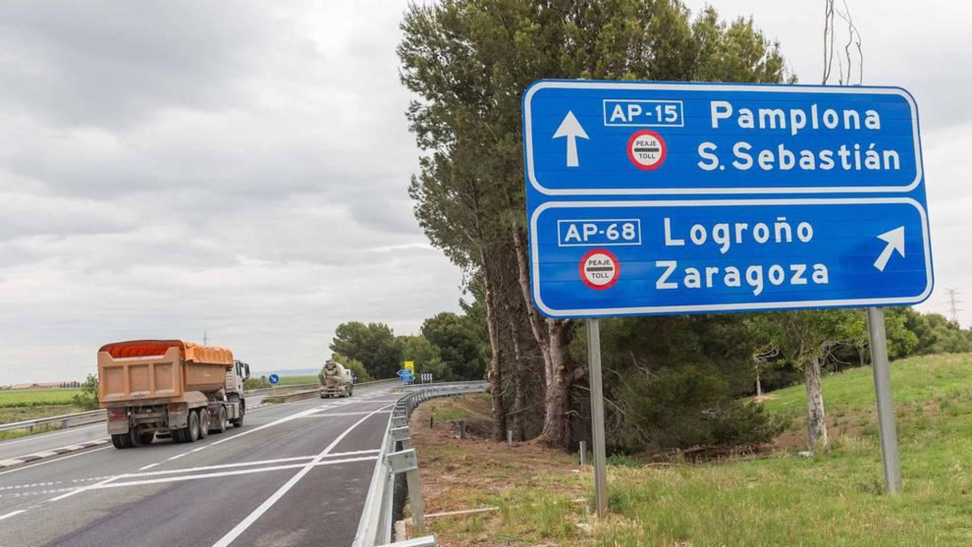 El ramal de la AP-15 evita en la primera semana 400 camiones al día en Tudela