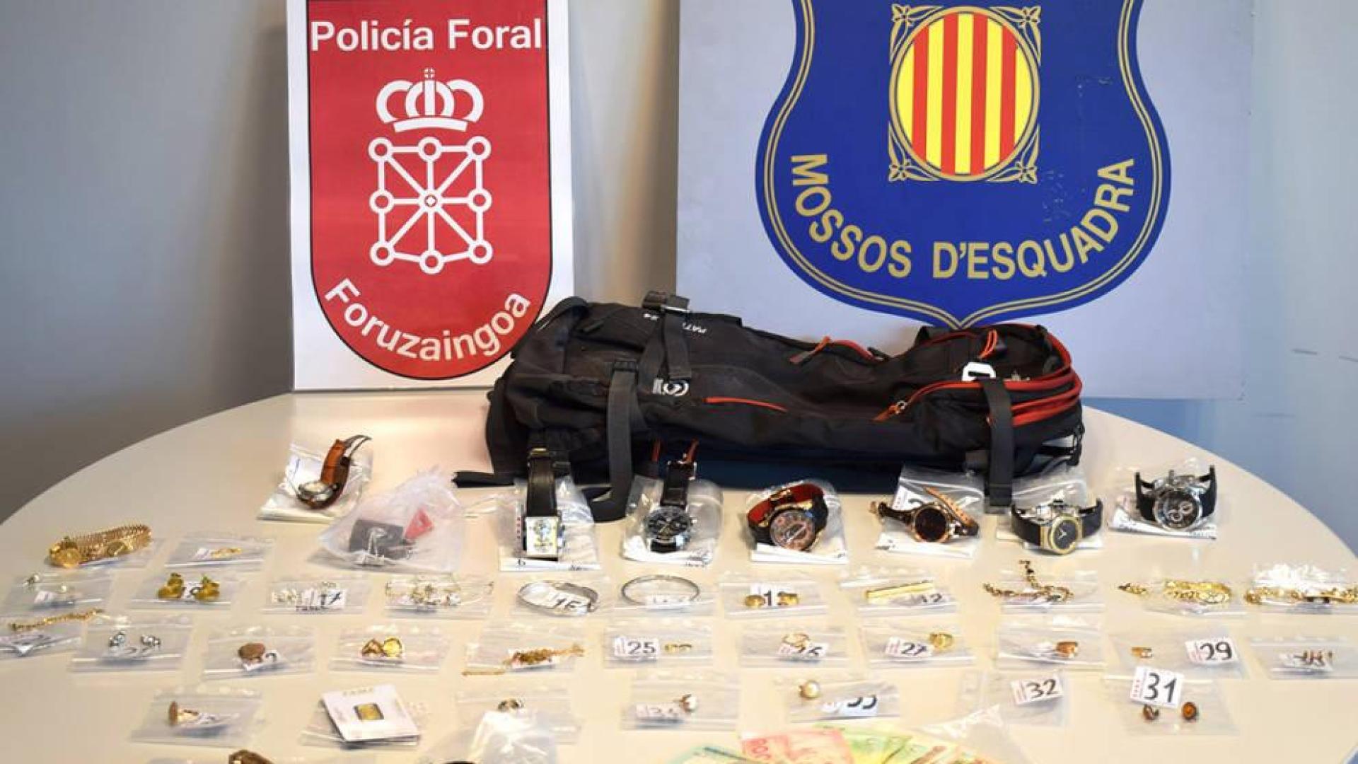 Desarticulada una banda que cometió 12 robos en domicilios en Navarra