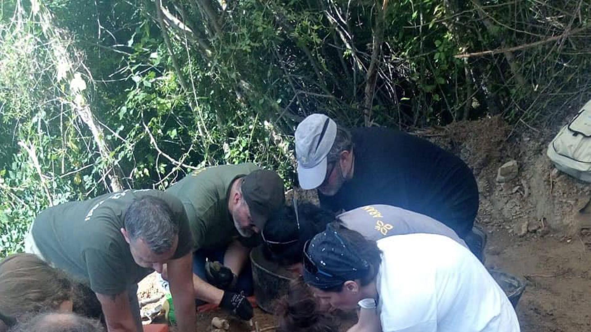 Exhumados en Artazu los restos de dos víctimas del golpe militar de 1936