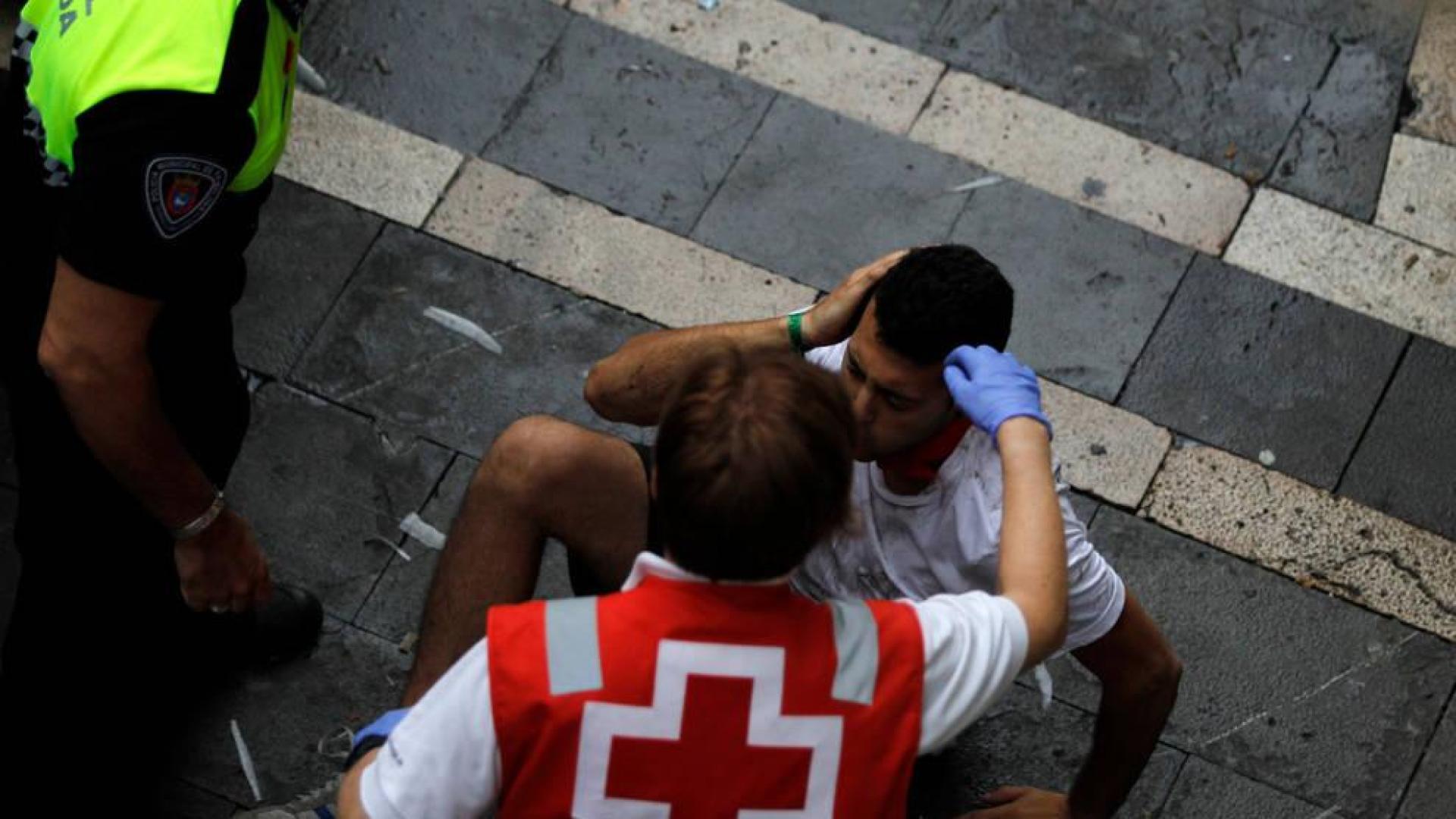 Cruz Roja y DYA han atendido a 85 personas tras el segundo encierro