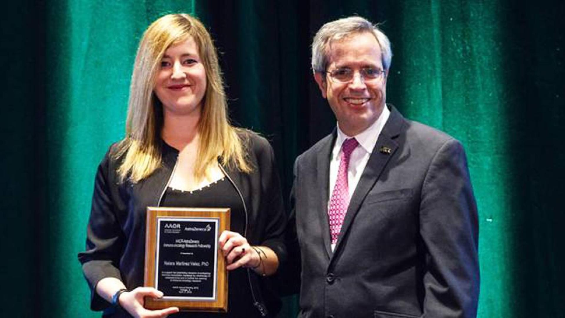 La American Association for Cancer Research premia a una investigadora de la CUN