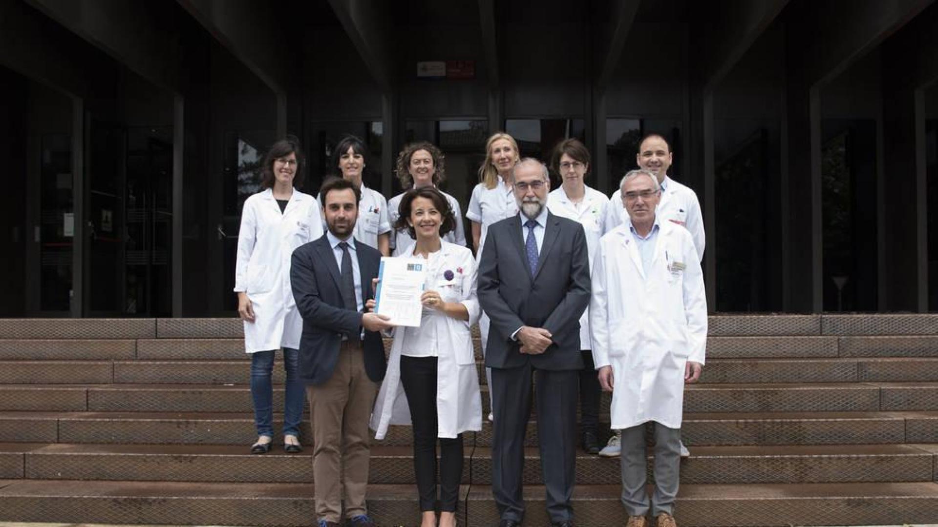 Una unidad del CHN recibe la certificación nacional que acredita su calidad