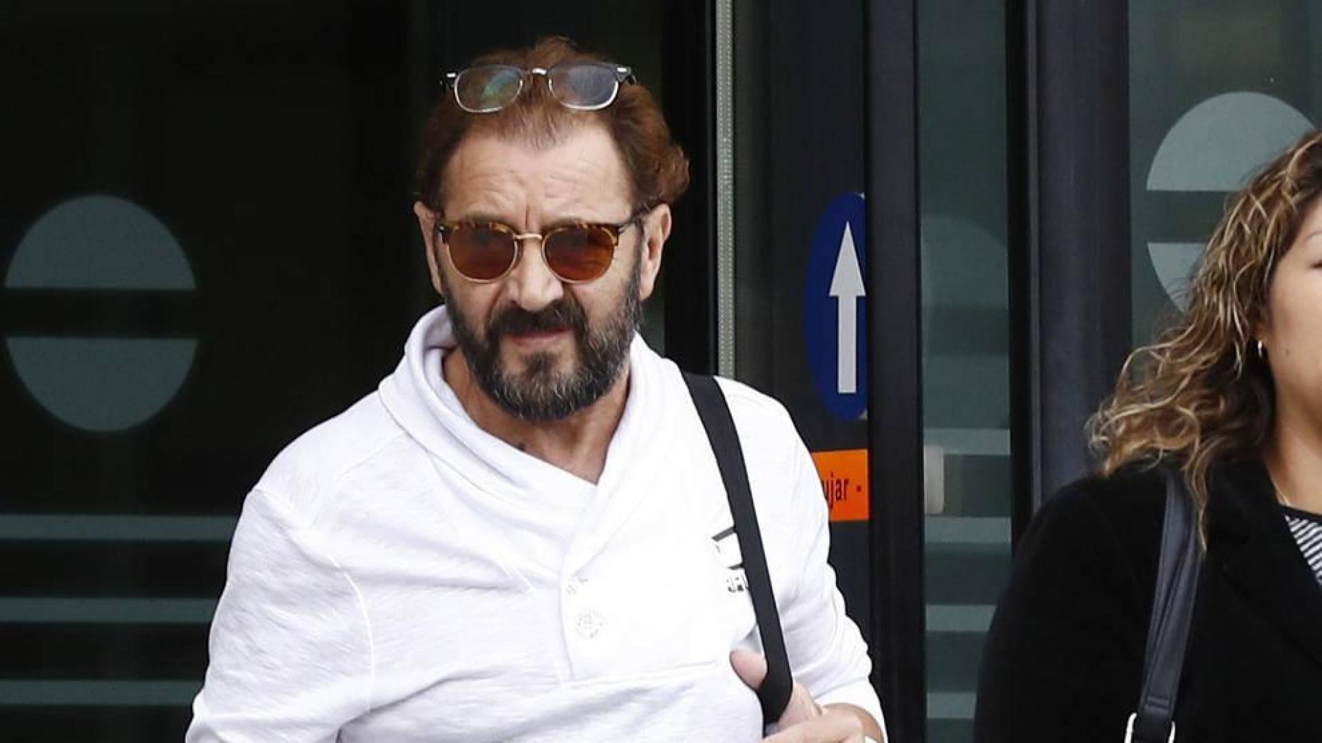 Antonio Fontaneda, saliendo del Palacio de Justicia.