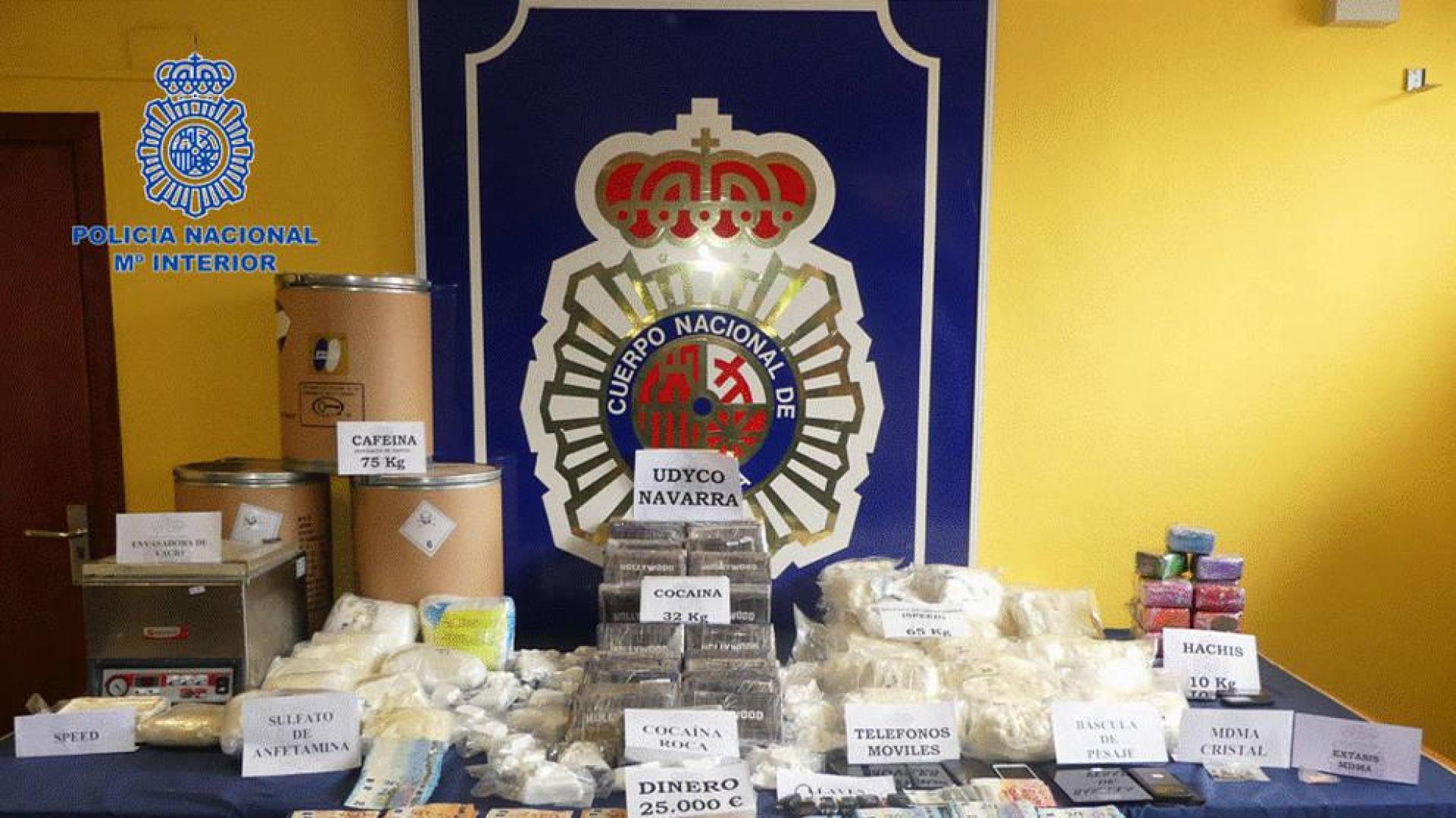 Incautado en Navarra el mayor alijo de cocaína de la última década