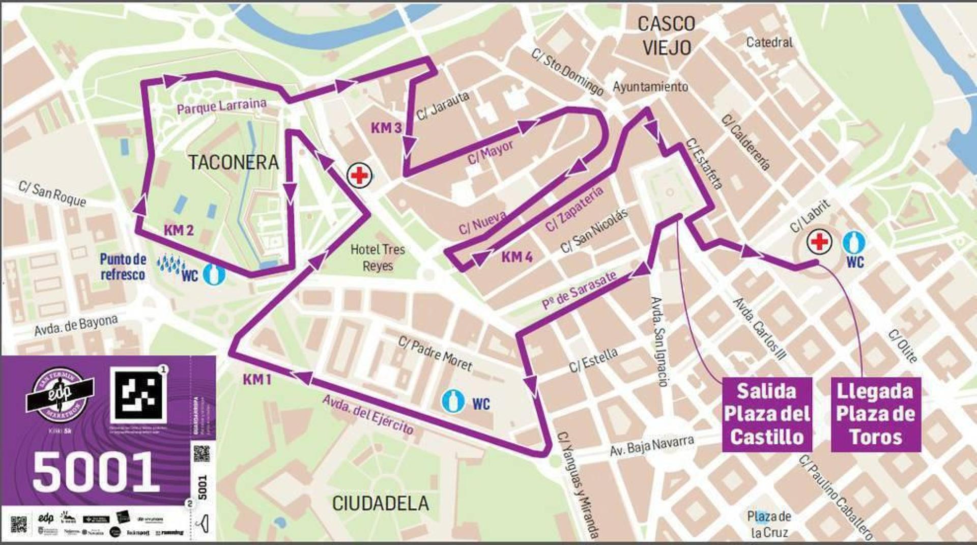 Recorrido de la carrera Kiliki.