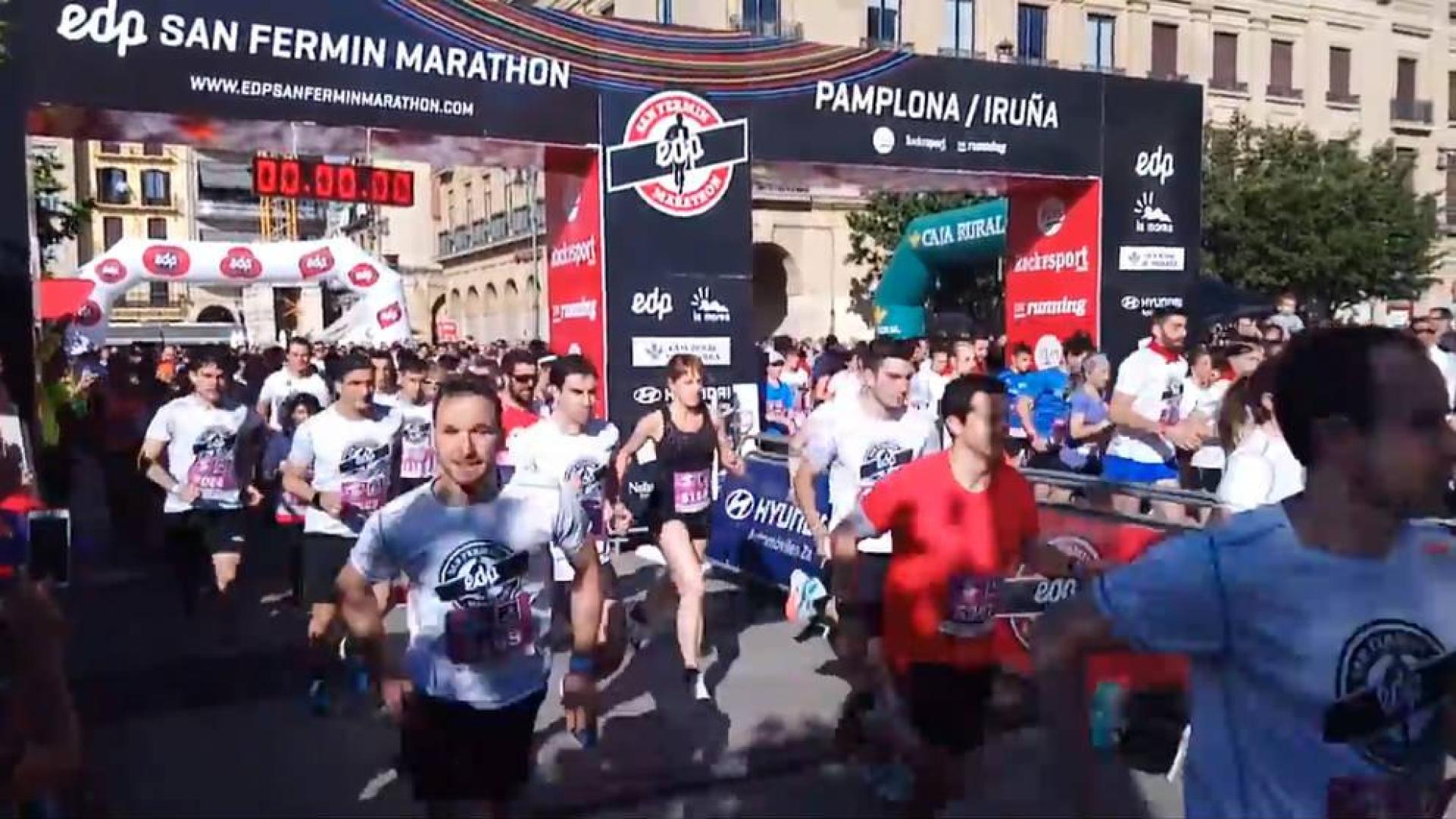 Las cinco carreras de la EDP San Fermín Marathon, en directo
