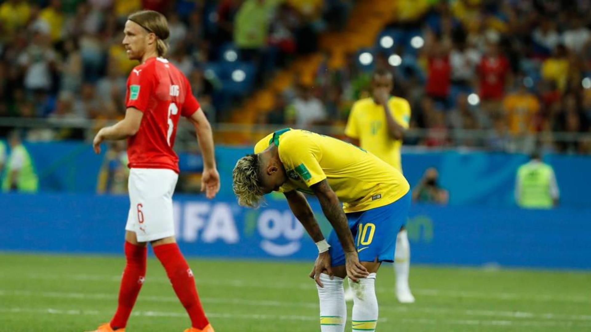 Brasil se atasca ante Suiza en el debut mundialista
