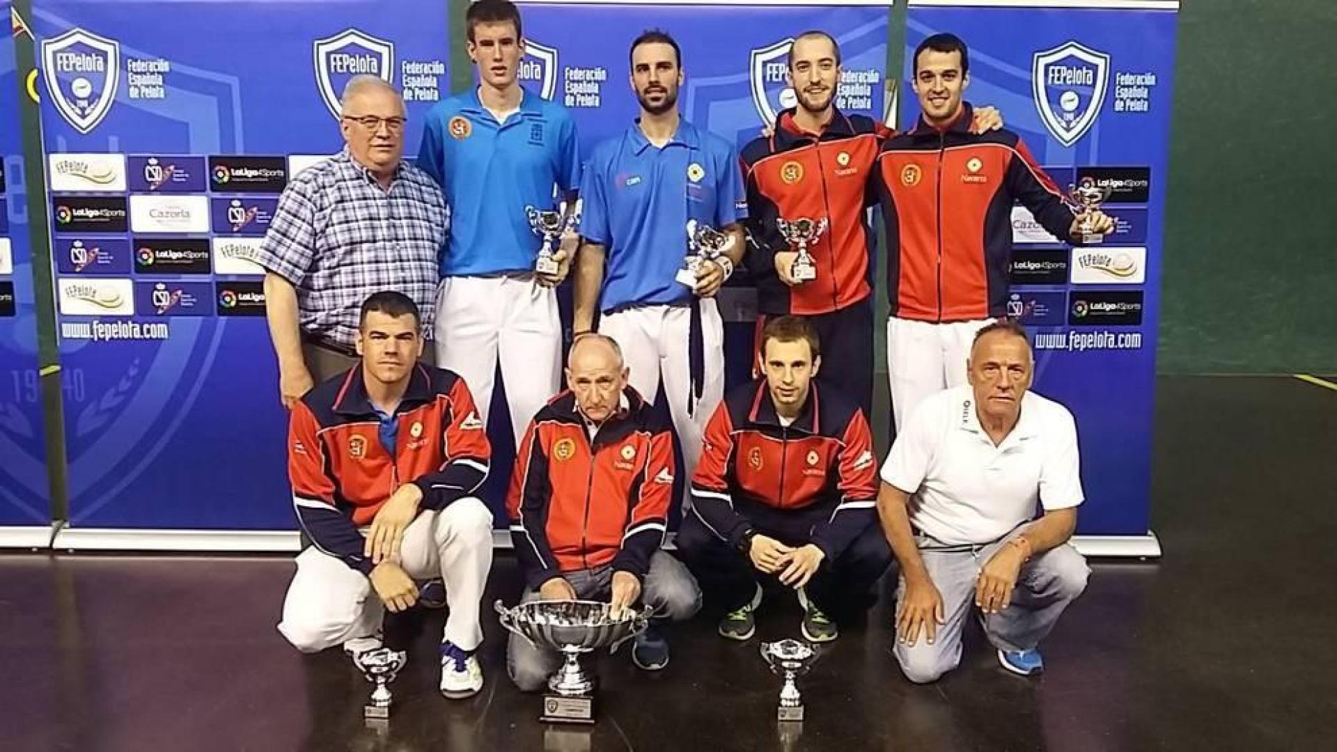 La Federación Navarra de Pelota triunfa y logra su segundo título consecutivo