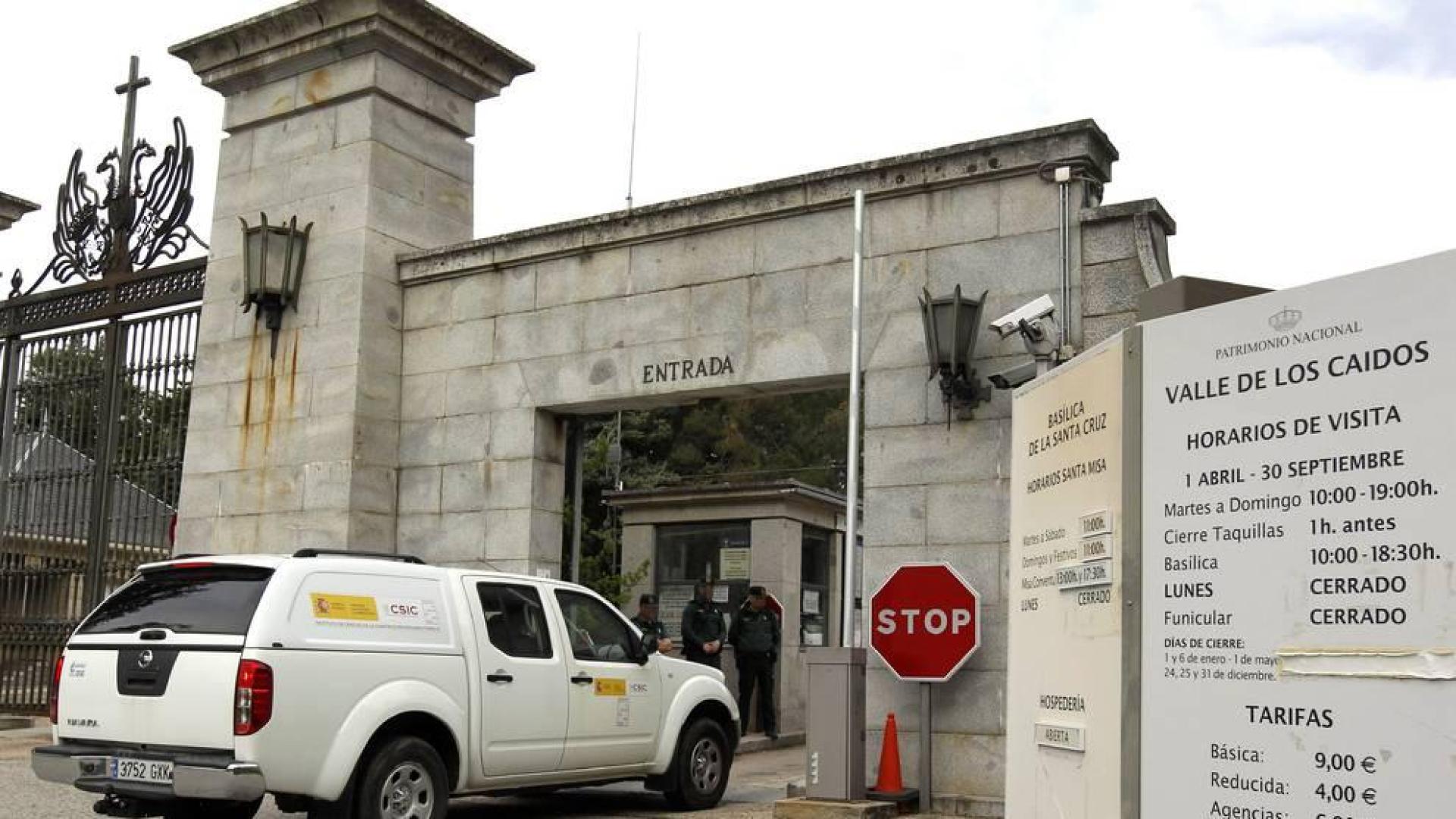 Comienzan los trabajos de exhumación en el Valle de los Caídos