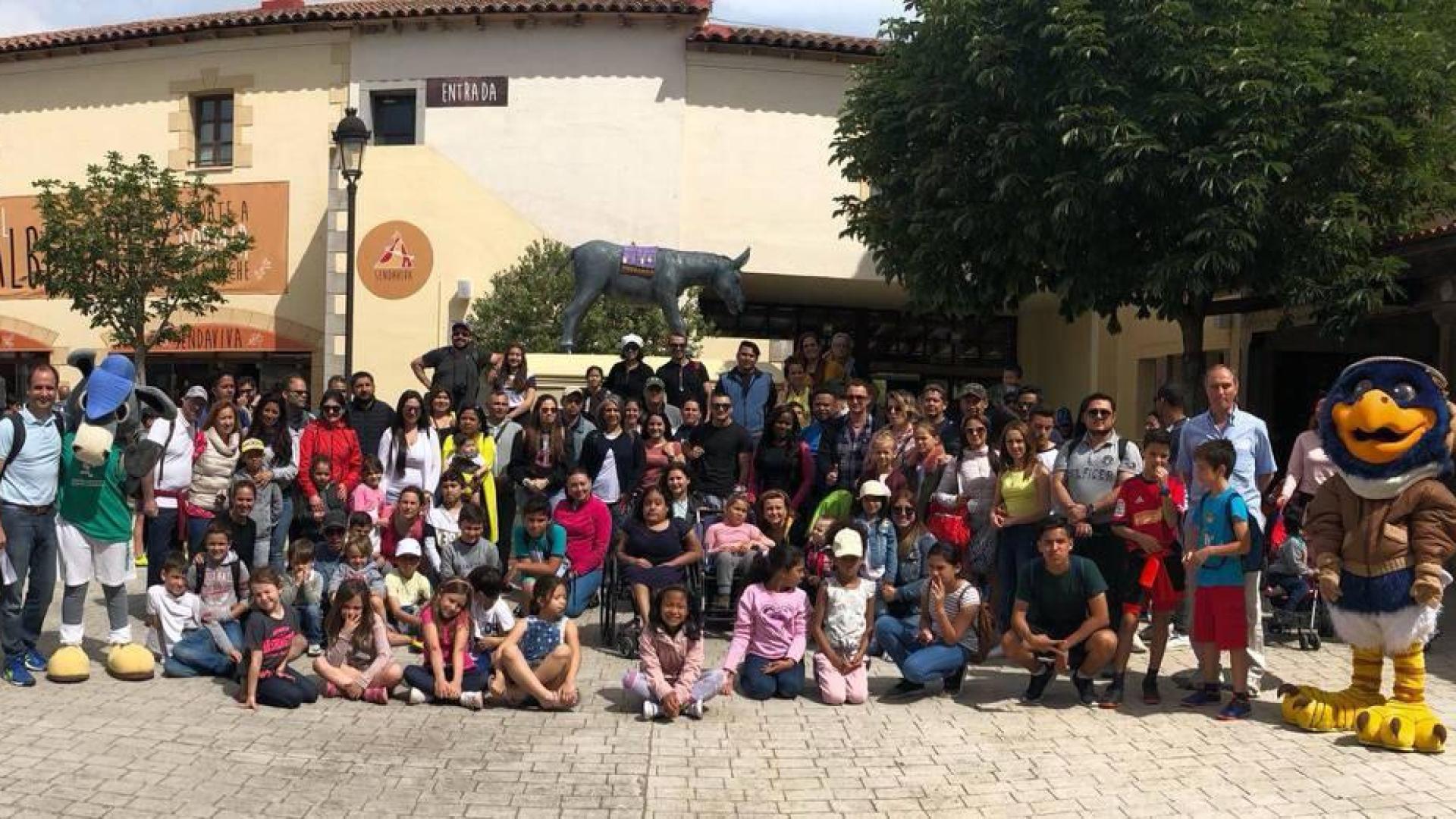 Lágrimas por risas en familia