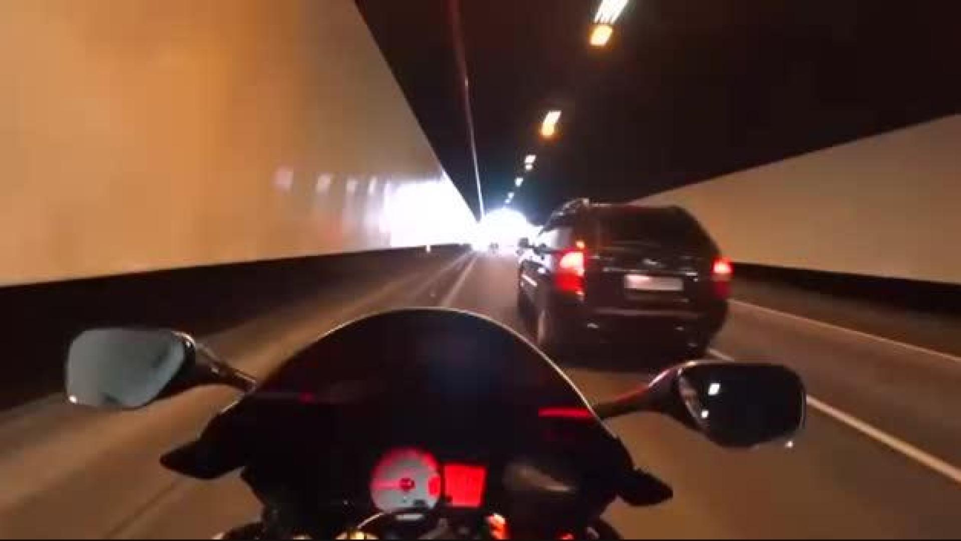 Un motorista circulaba a 258 km/h por la Costa Brava