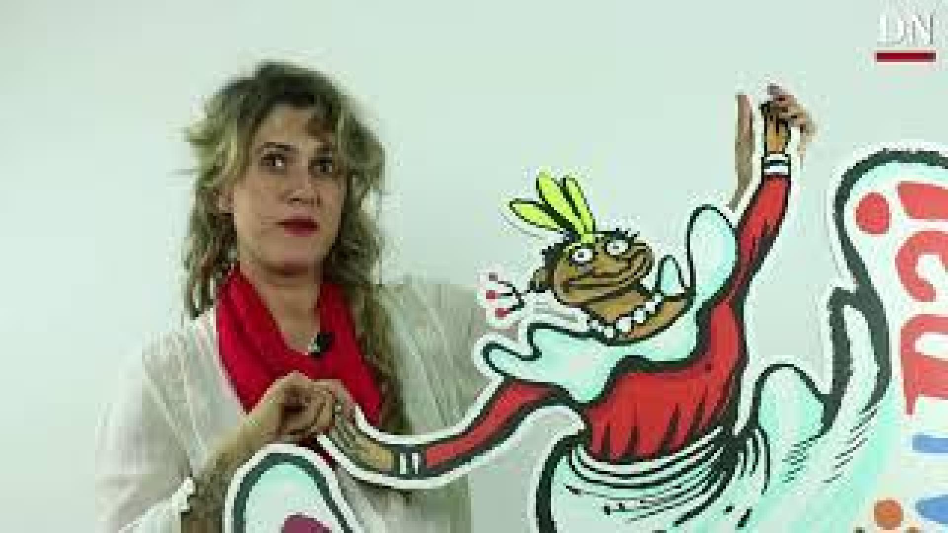 Adriana Eransus, autora del cartel de San Fermín, apoya 'San Fermín SÍ, San Fermin BAI'