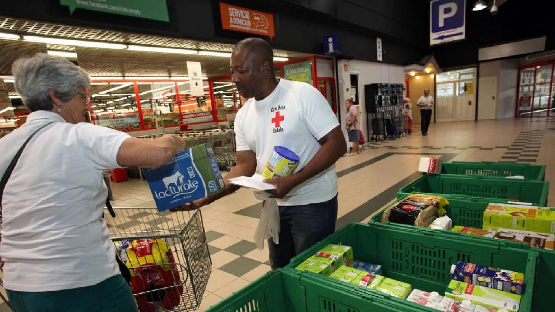 Cruz Roja distribuirá 158.000 kilos de alimentos en Navarra