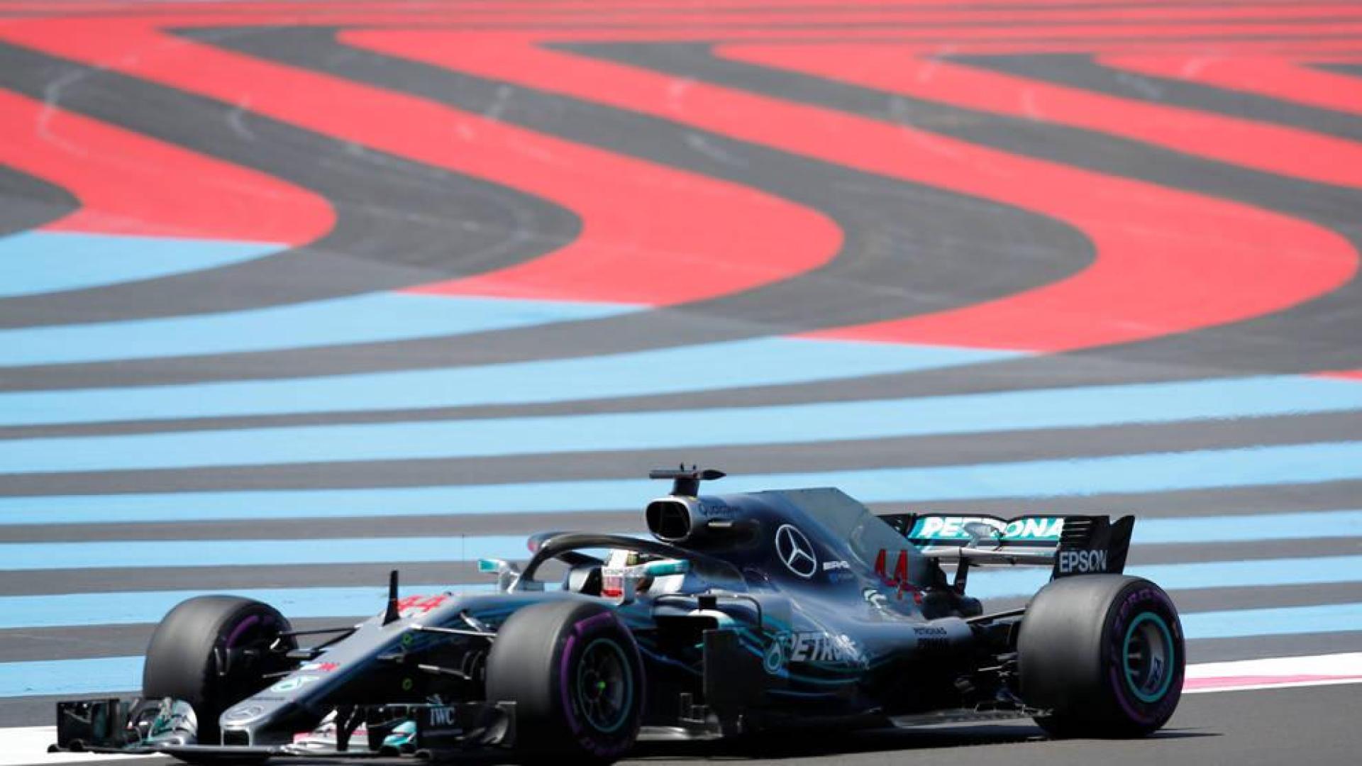 Hamilton logra en Paul Ricard su tercera "pole" del año