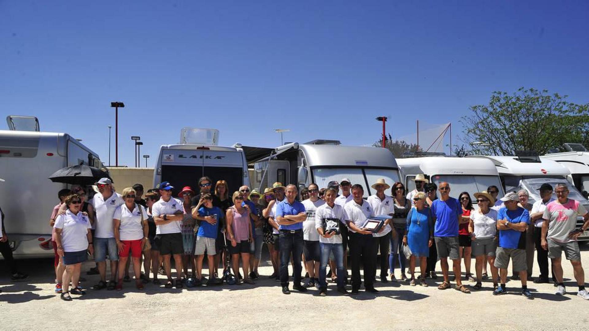Carcastillo estrena un área con capacidad para diez autocaravanas