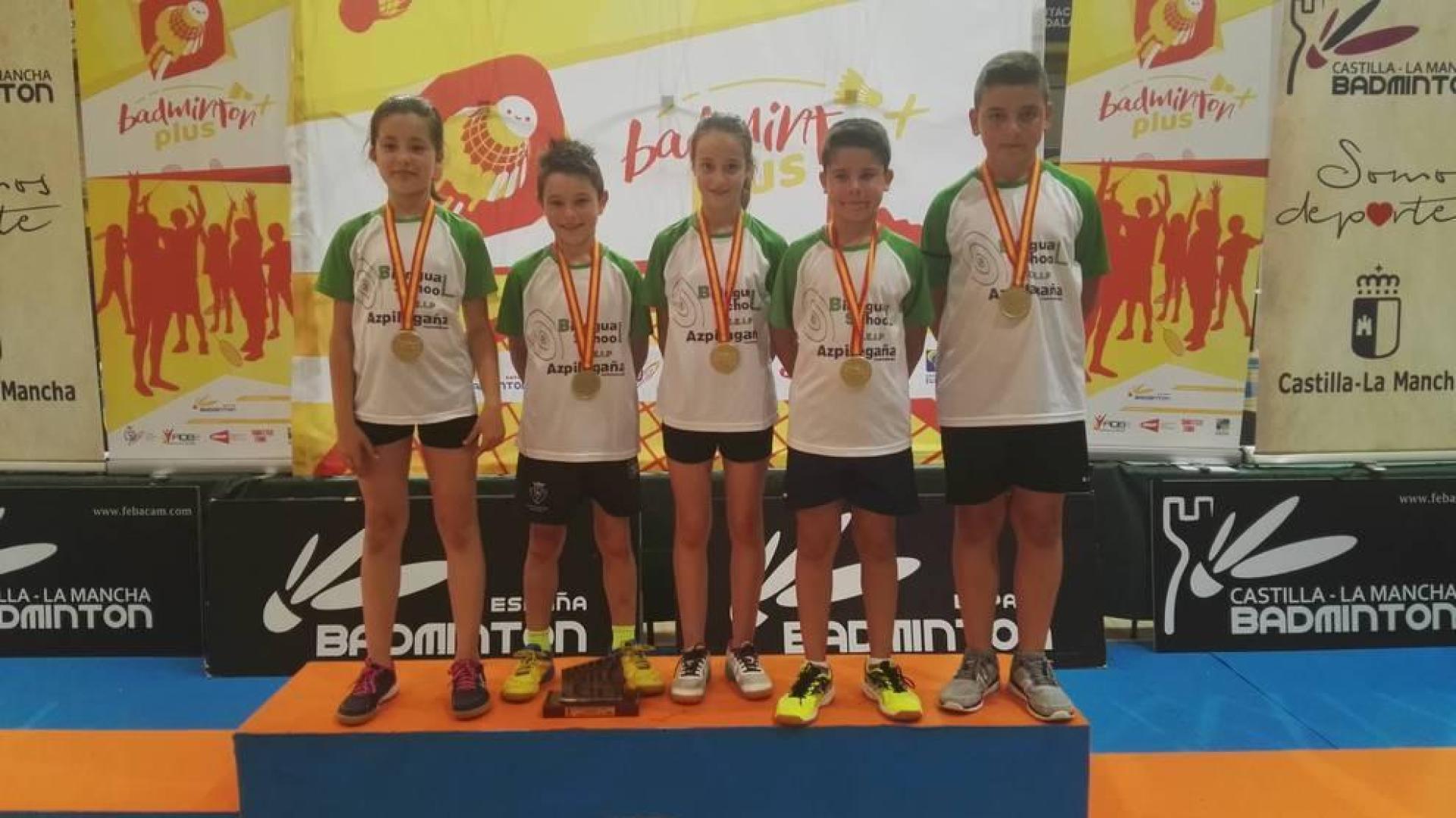 Azpilagaña consigue el oro en bádminton