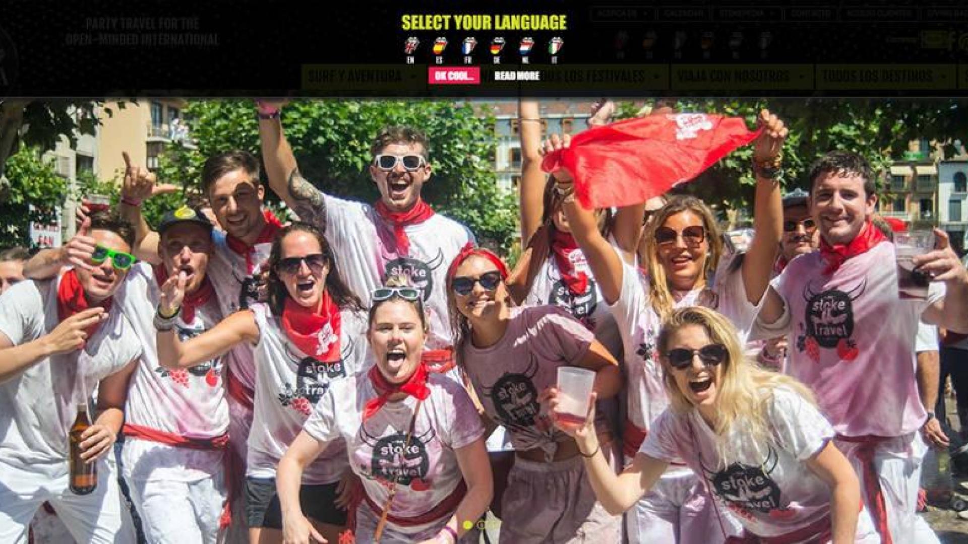 Una agencia promueve una carrera nudista en San Fermín