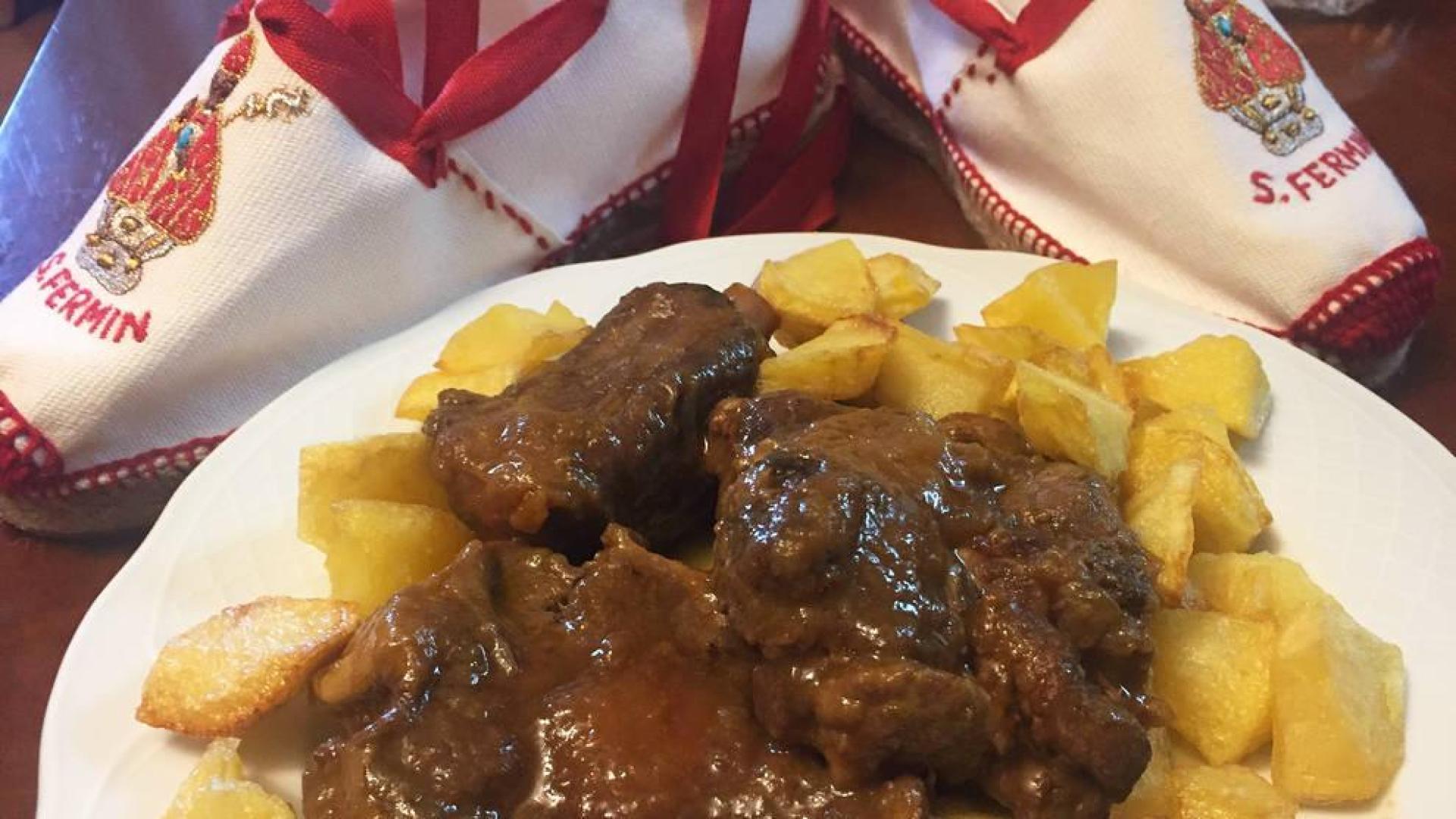 Rabo de toro con toque de cerezas